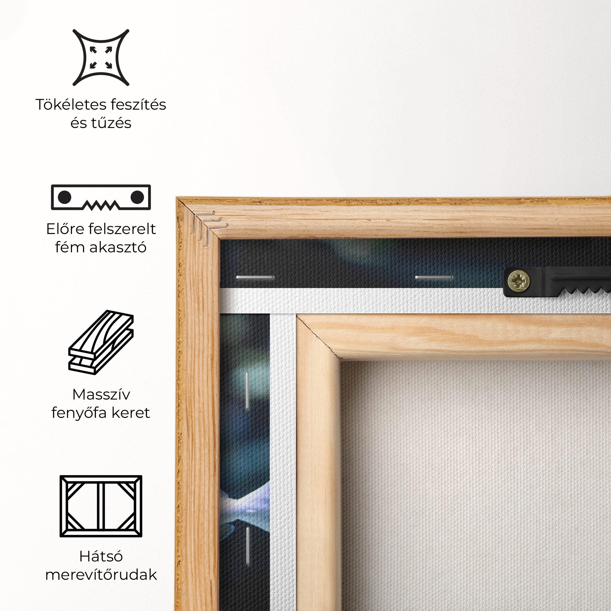 Vászonkép Funny Face Fish mockup 5