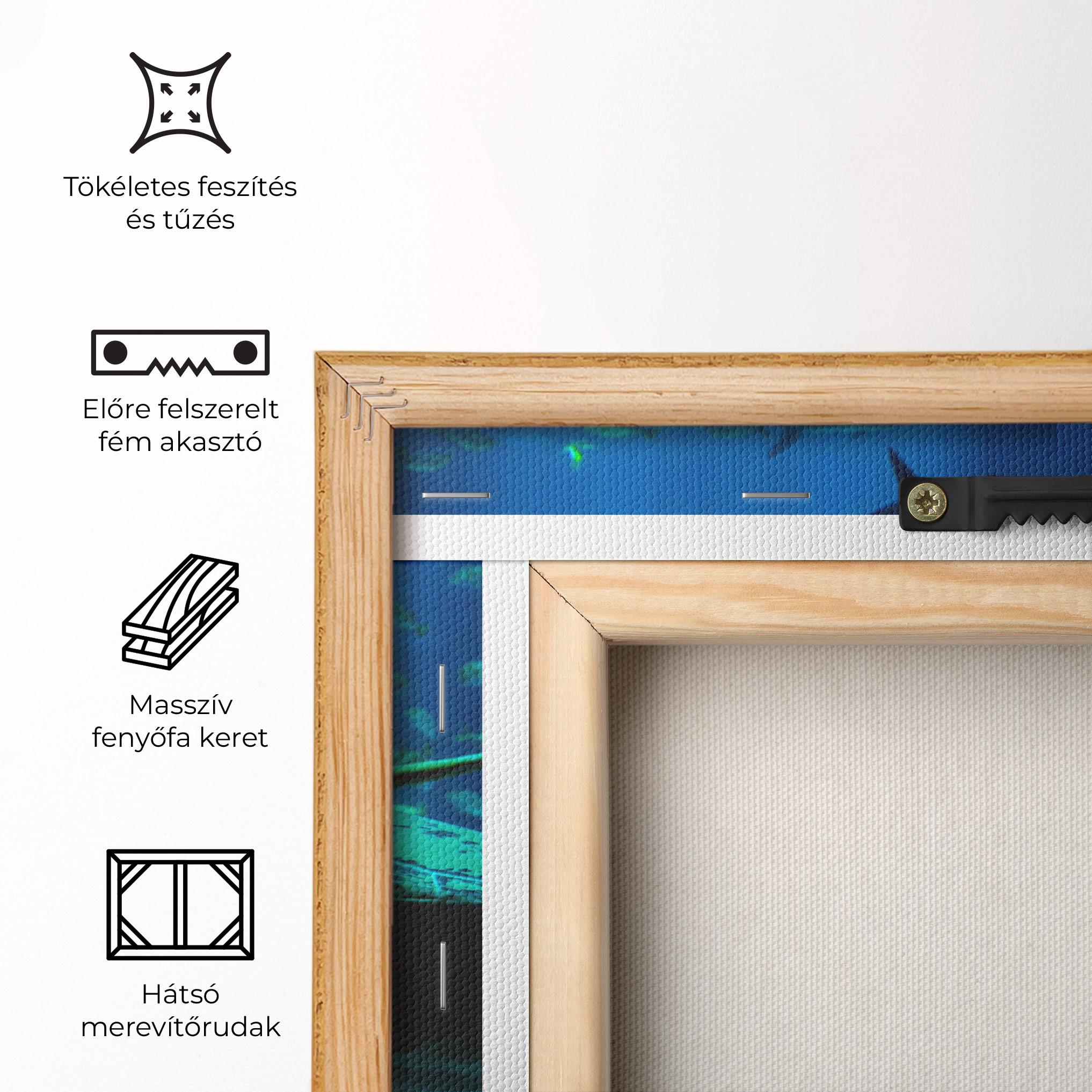 Vászonkép Green Turtule mockup 5