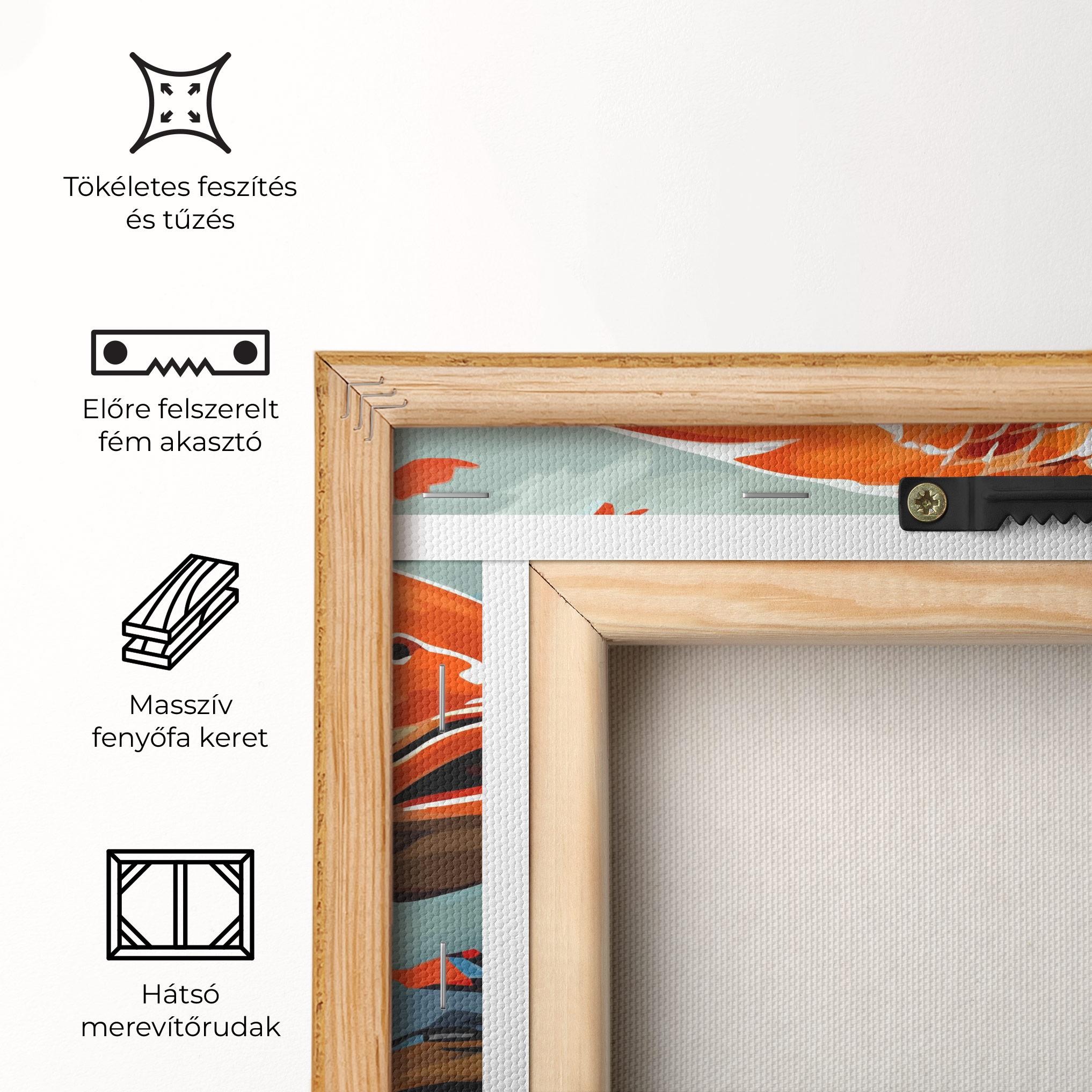 Vászonkép Orange Koi mockup 5