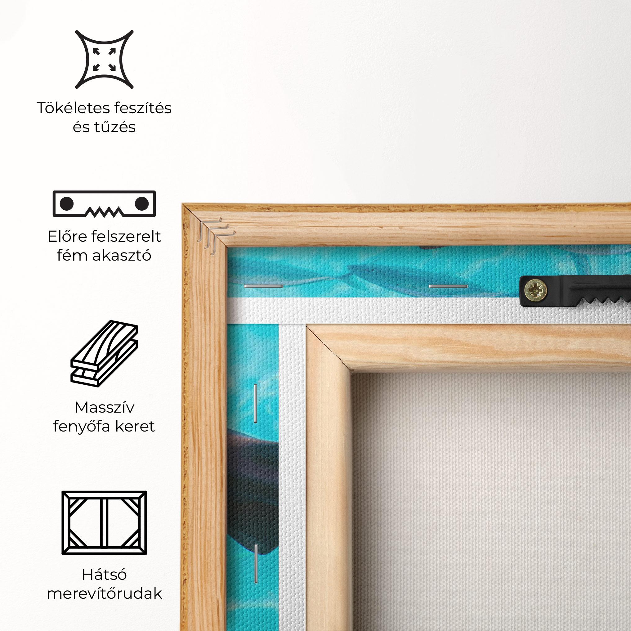 Vászonkép Pretty Shark mockup 5