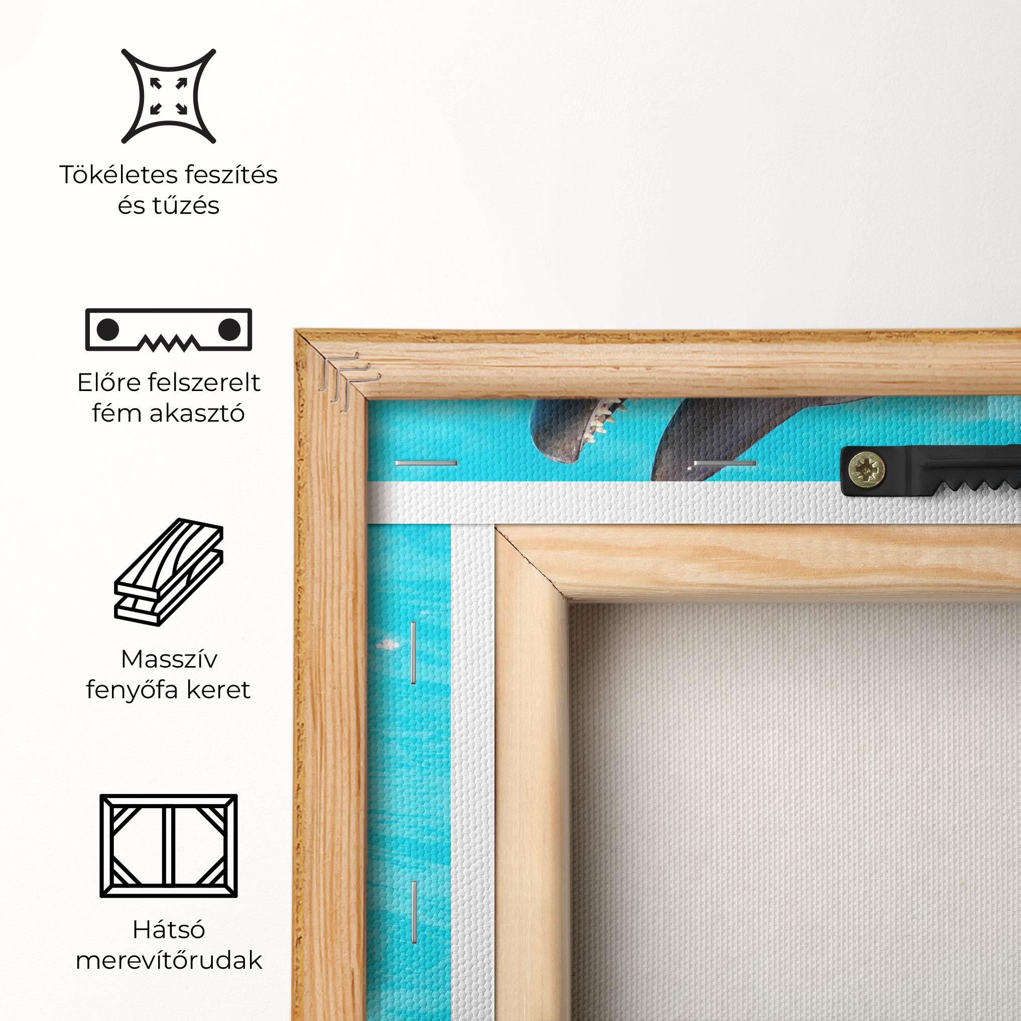 Vászonkép Trained Dolphin mockup 5