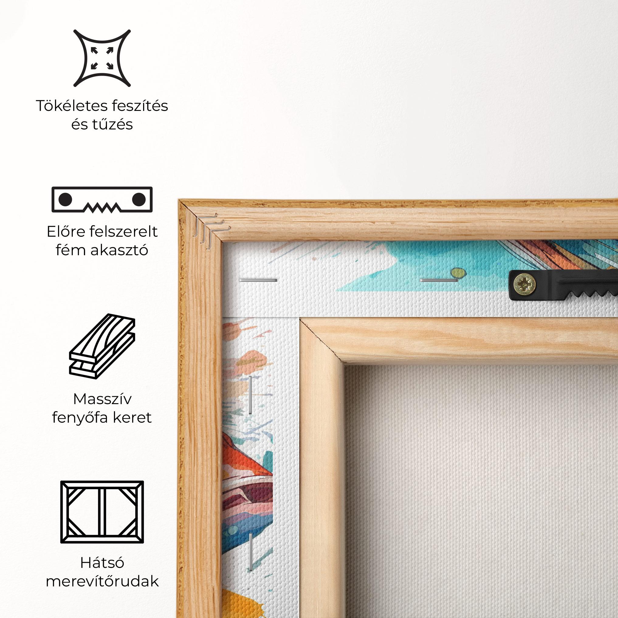 Vászonkép Watercolor Fish mockup 5