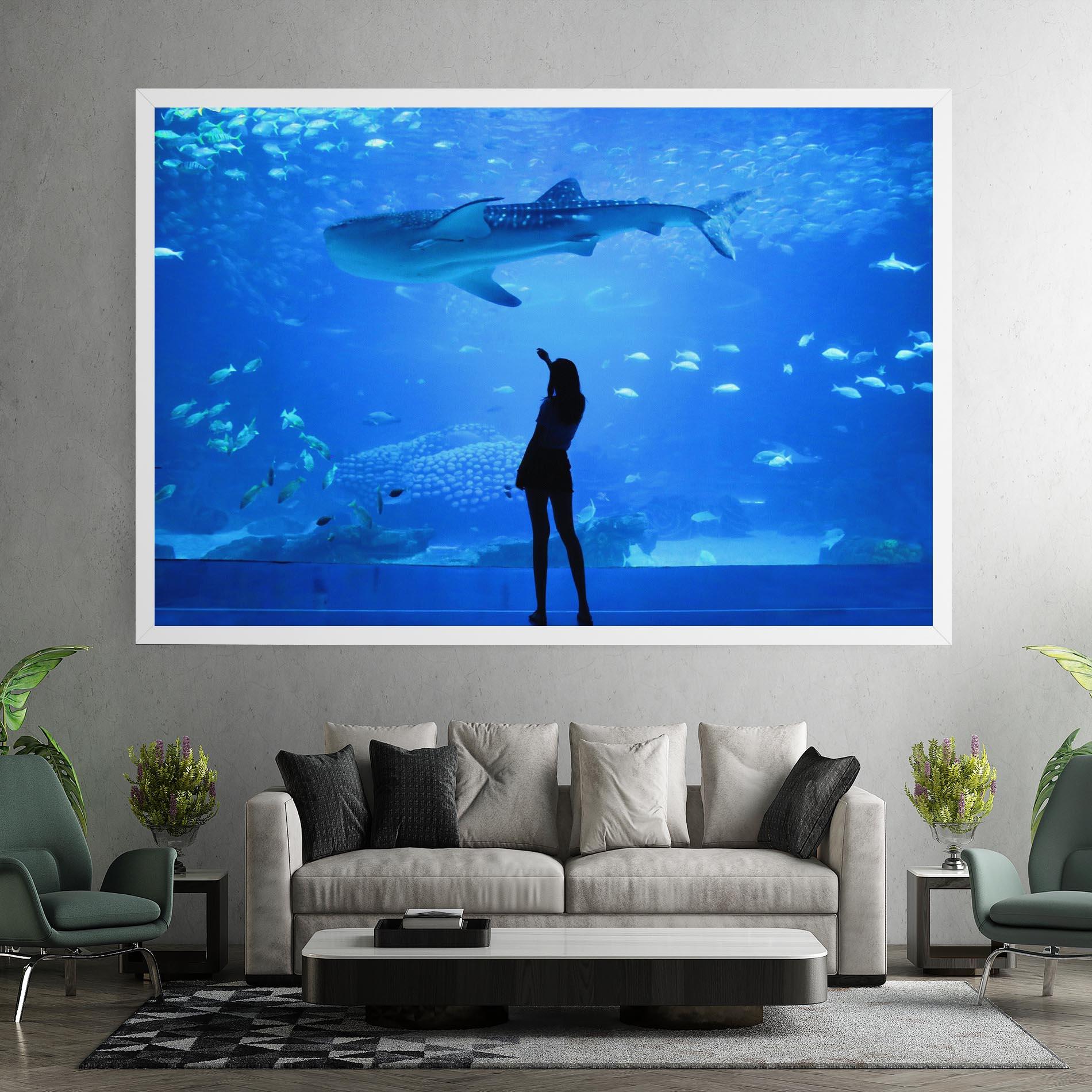 Vászonkép Aquarium Girl mockup 7