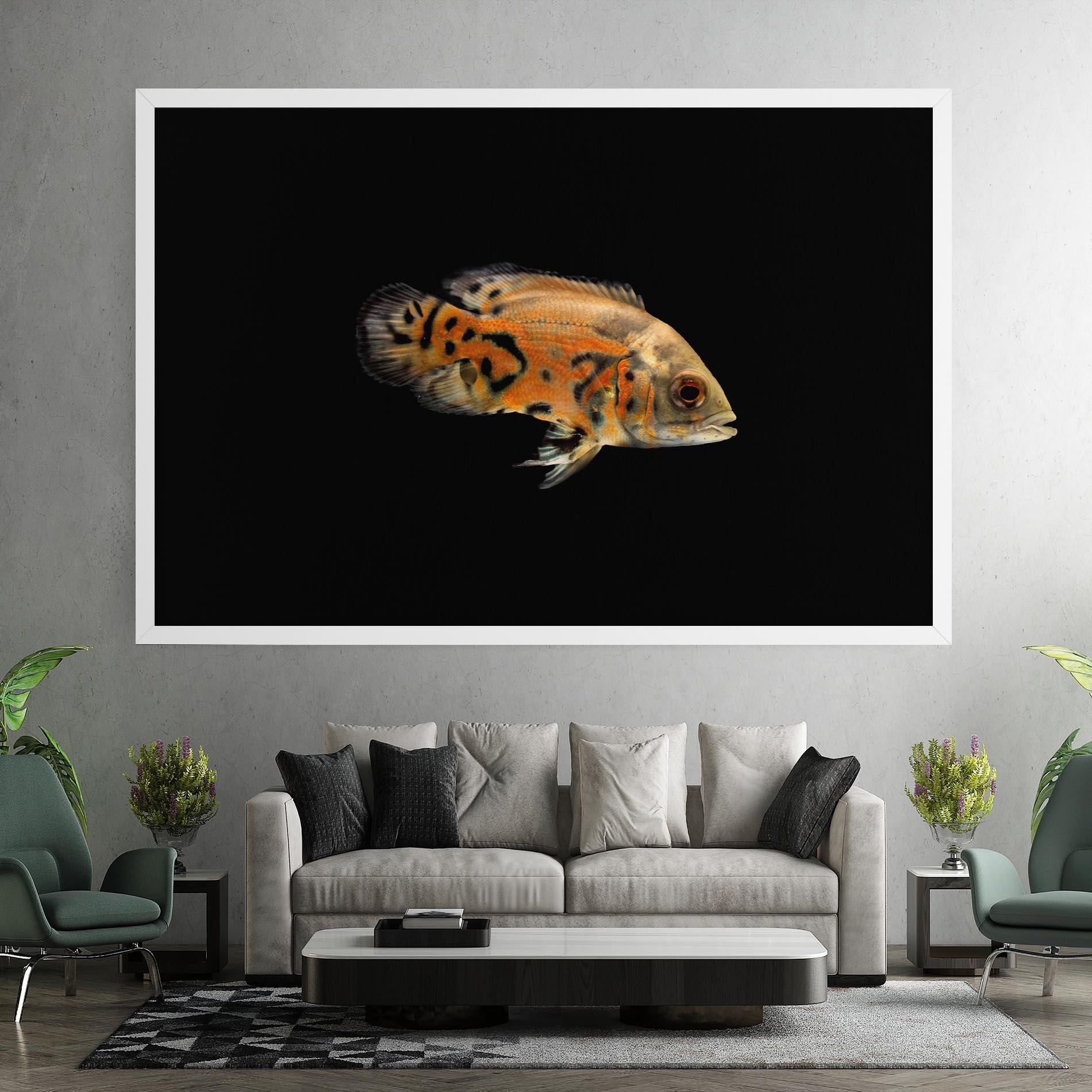 Vászonkép Cute Brown Fish mockup 7