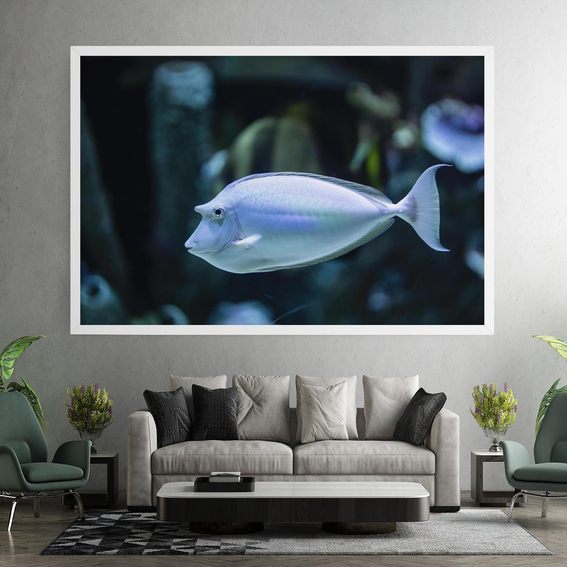 Vászonkép Funny Face Fish mockup 7