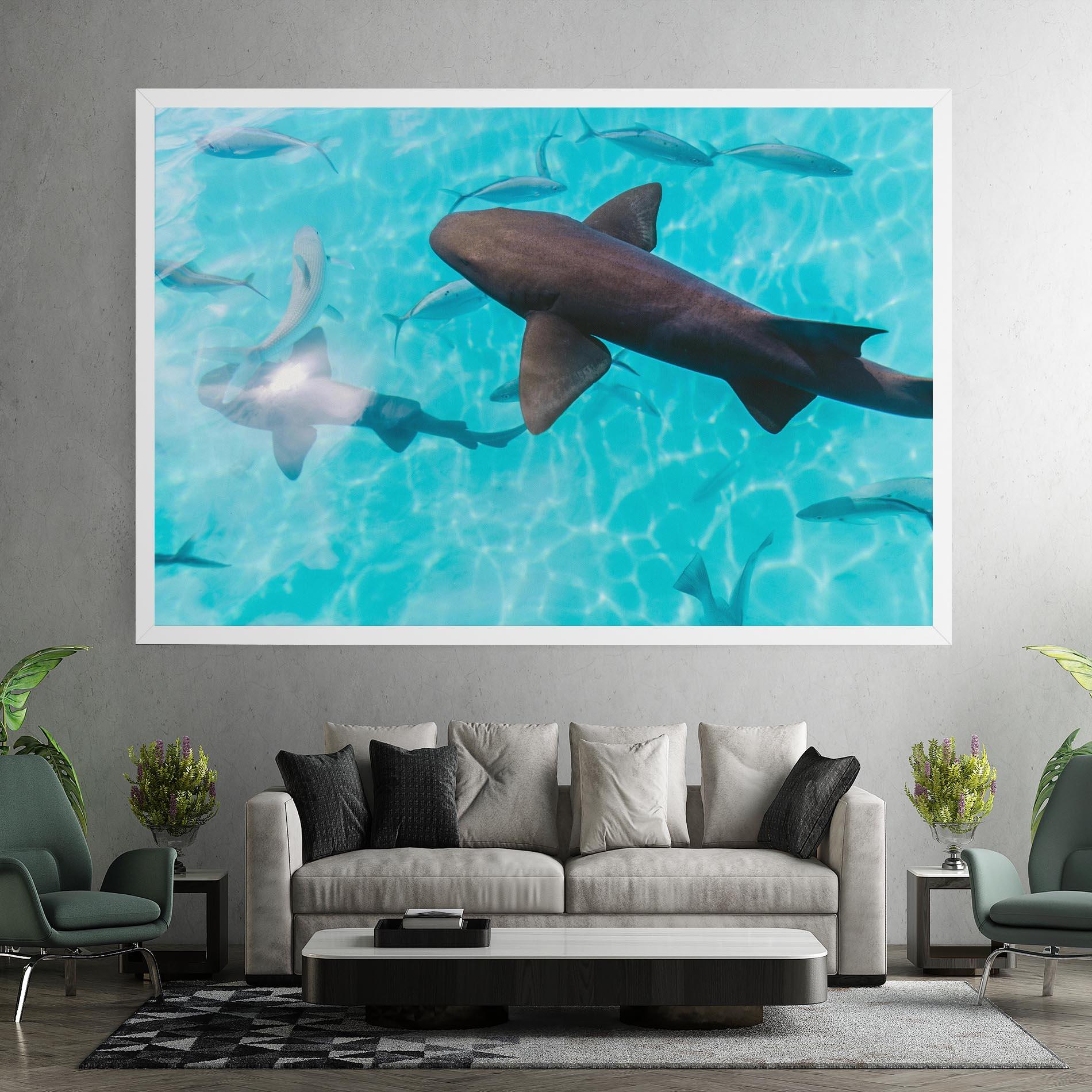 Vászonkép Pretty Shark mockup 7