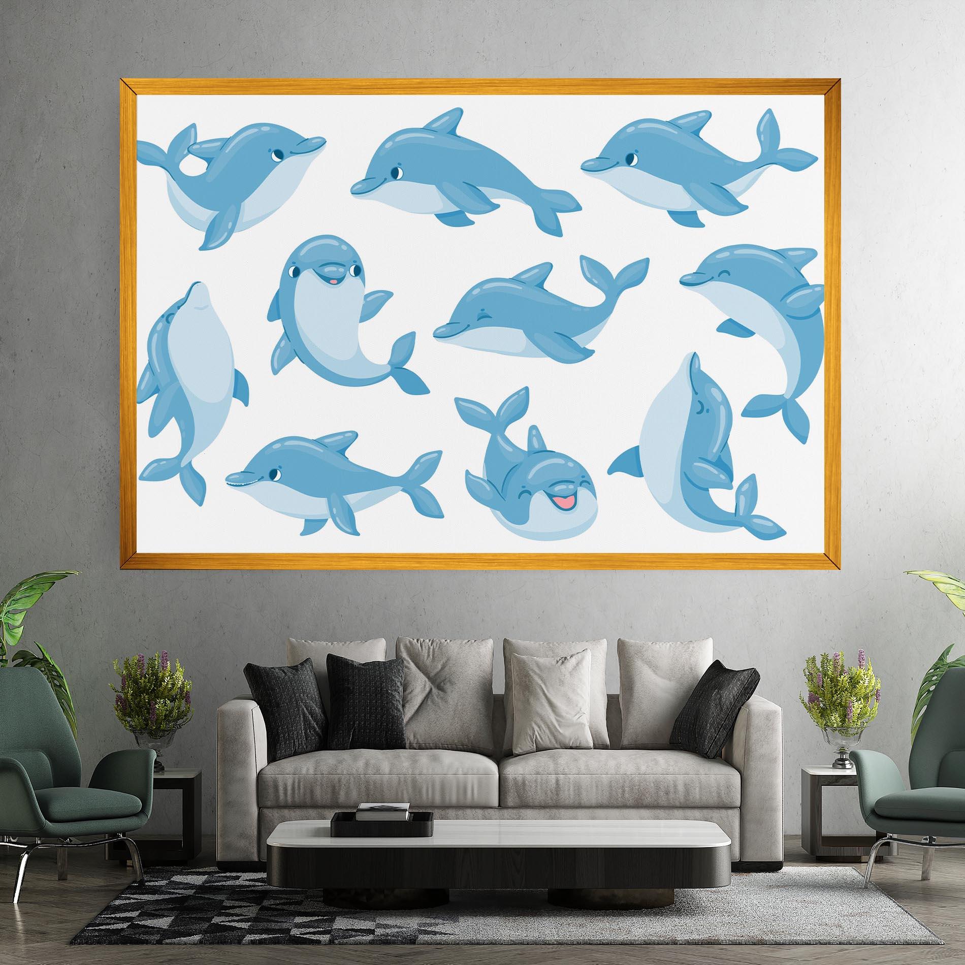 Vászonkép Dolphin mockup 7