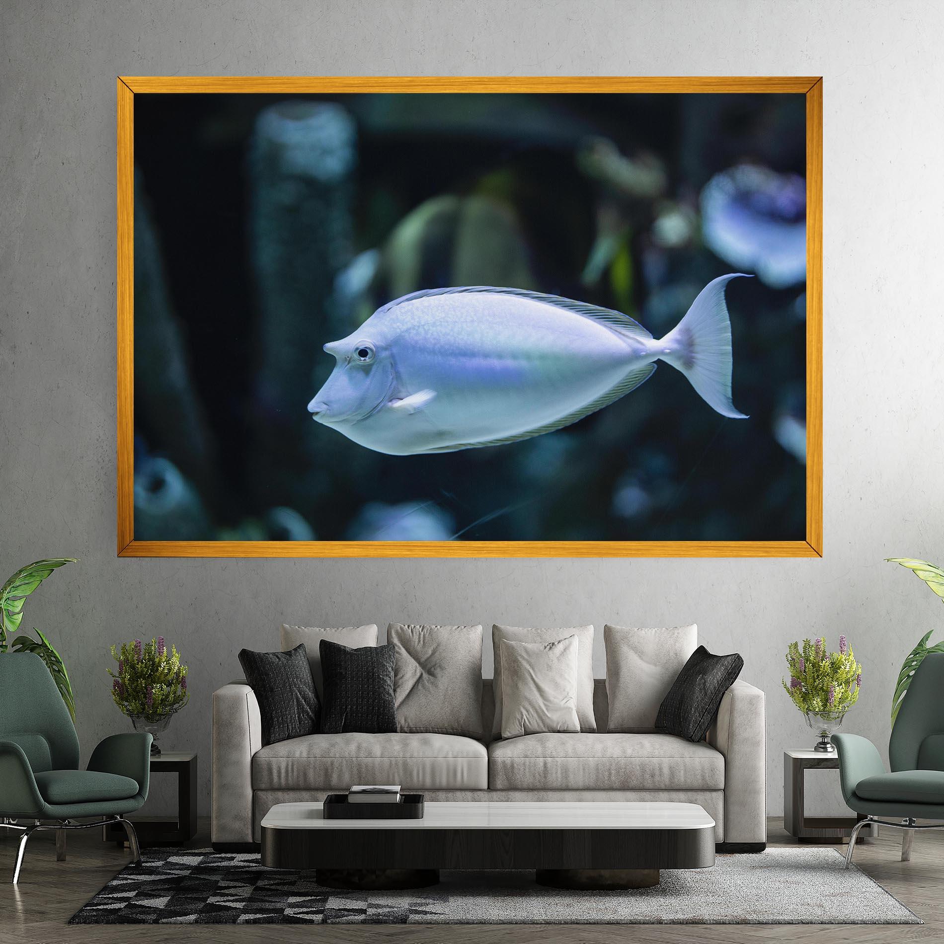 Vászonkép Funny Face Fish mockup 7