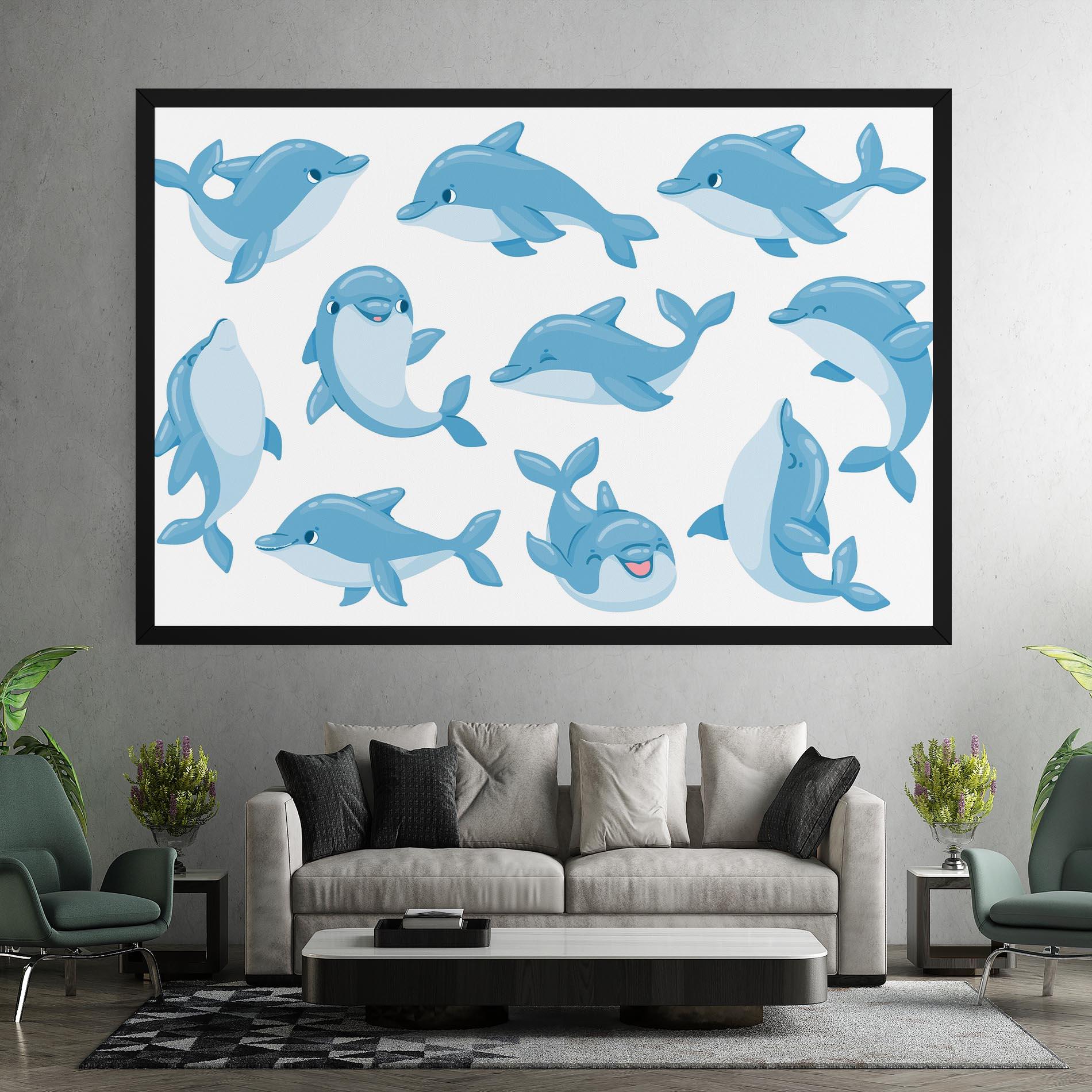 Vászonkép Dolphin mockup 7