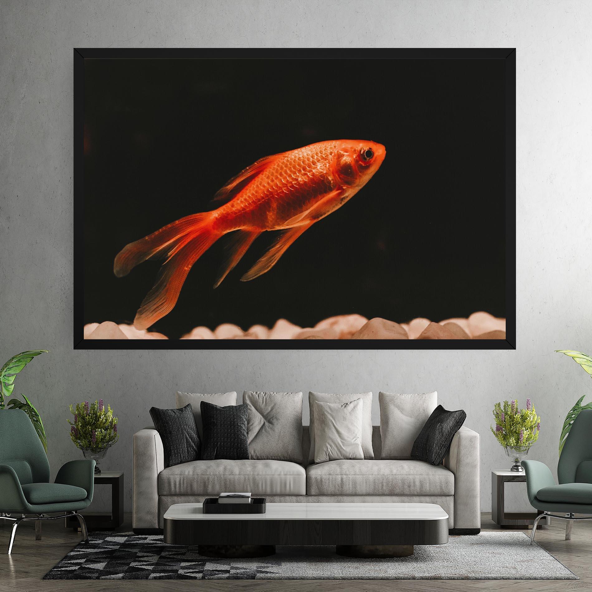 Vászonkép Small Orange Fish mockup 7