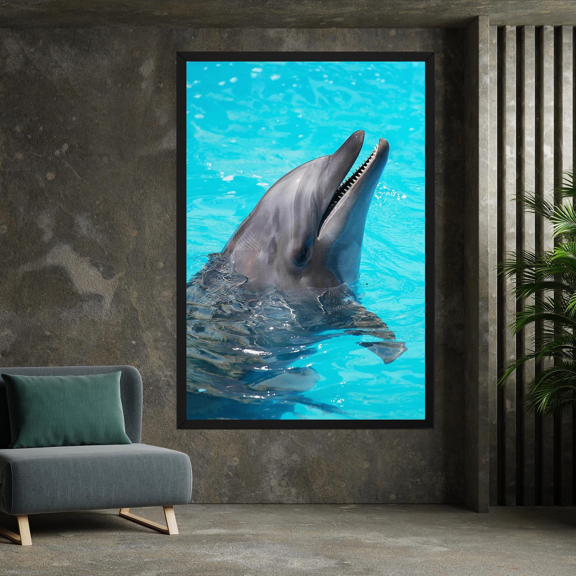 Vászonkép Trained Dolphin mockup 7