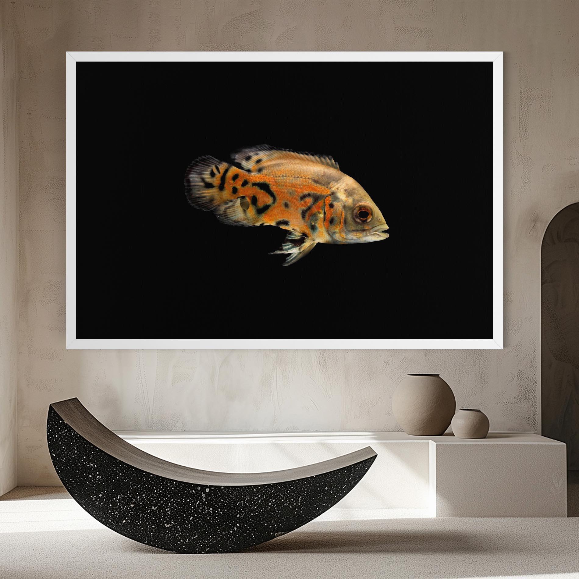 Vászonkép Cute Brown Fish mockup 8