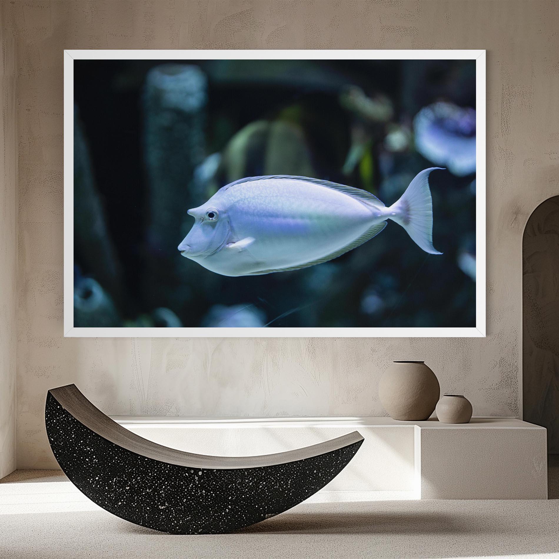 Vászonkép Funny Face Fish mockup 8