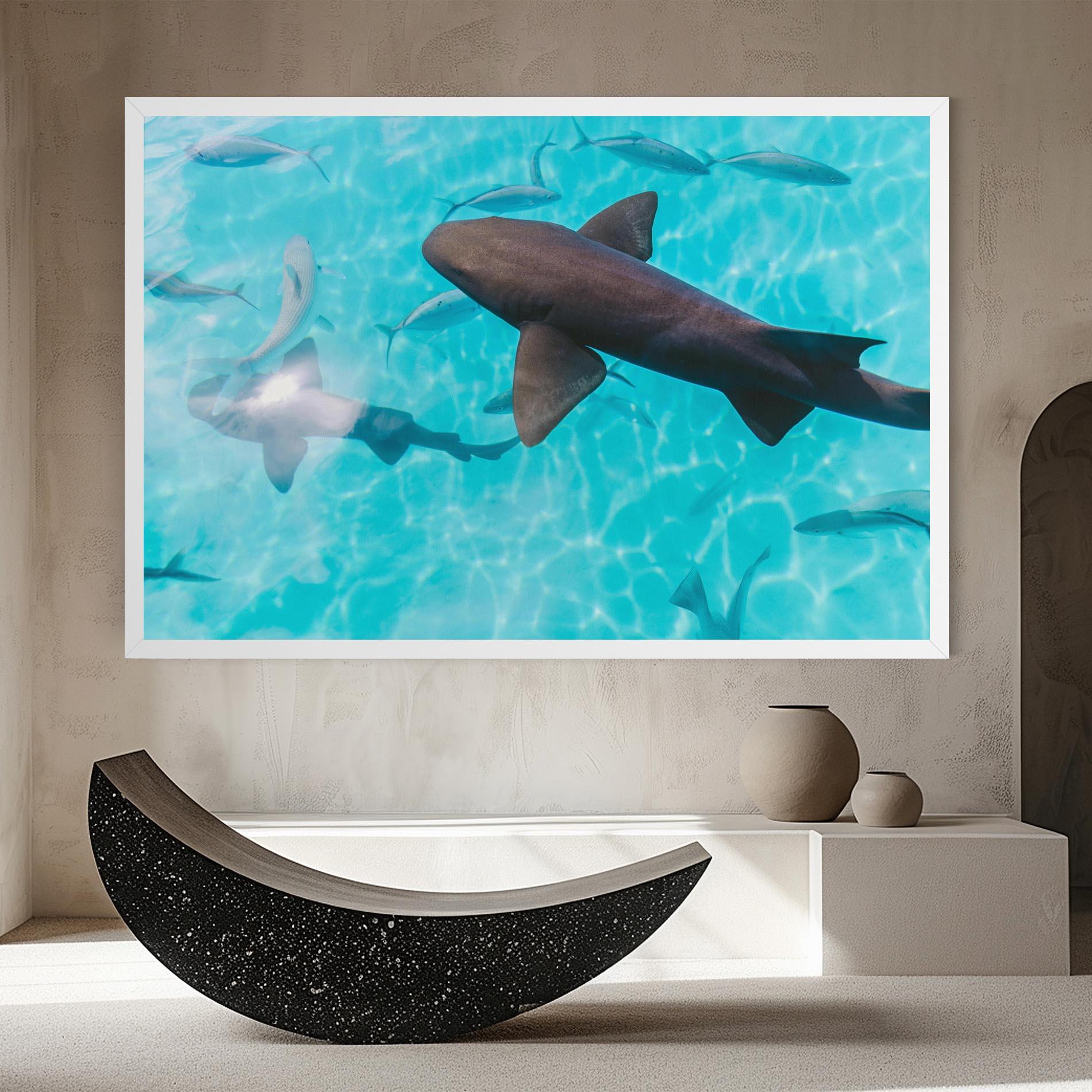 Vászonkép Pretty Shark mockup 8
