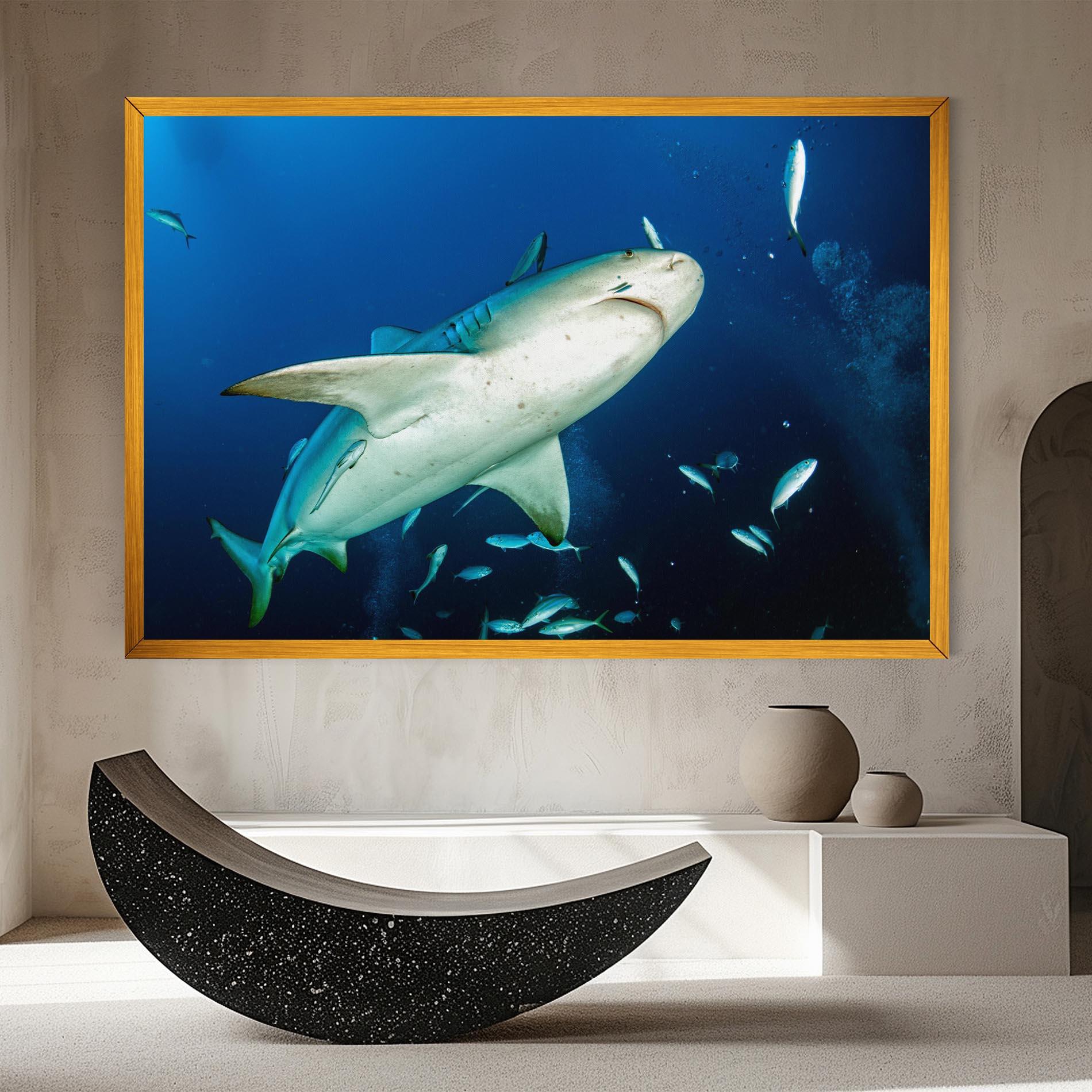 Vászonkép Bull Shark mockup 8