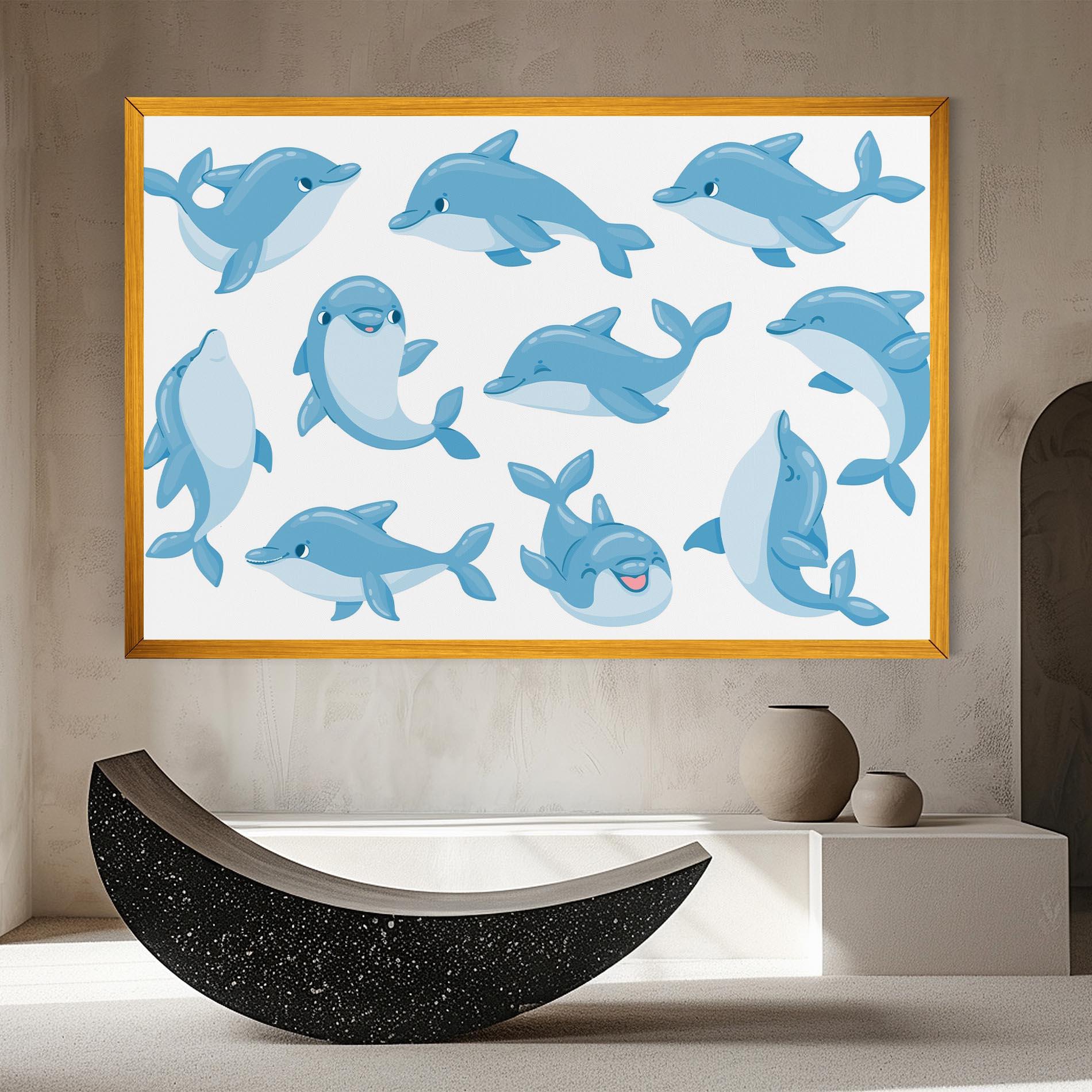 Vászonkép Dolphin mockup 8