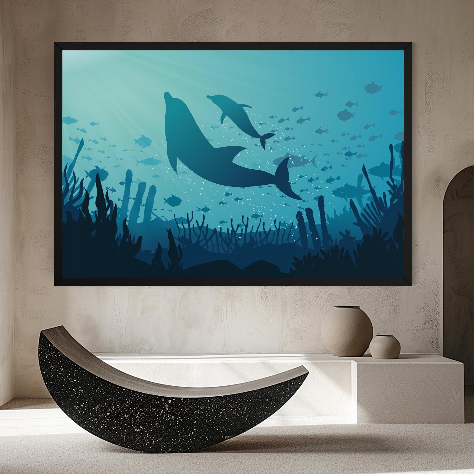 Vászonkép Blue Ocean mockup 8