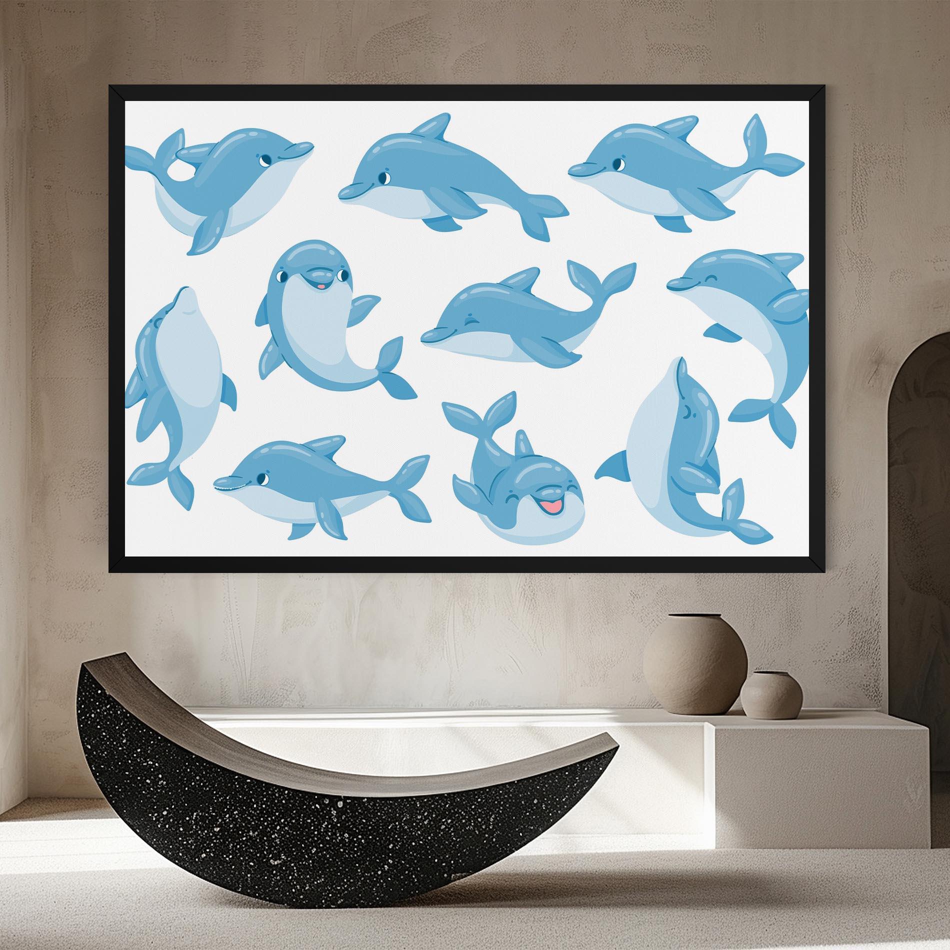 Vászonkép Dolphin mockup 8