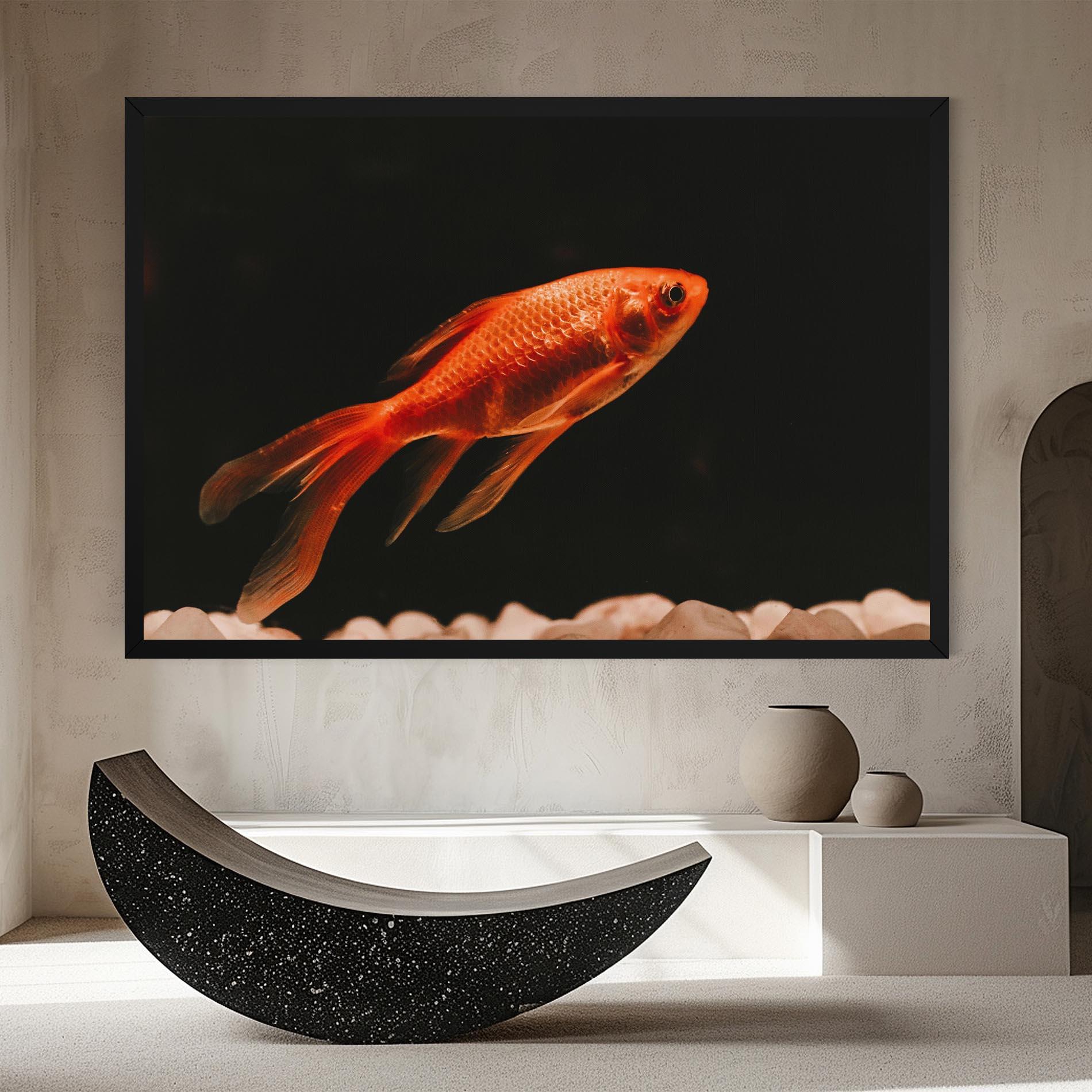Vászonkép Small Orange Fish mockup 8