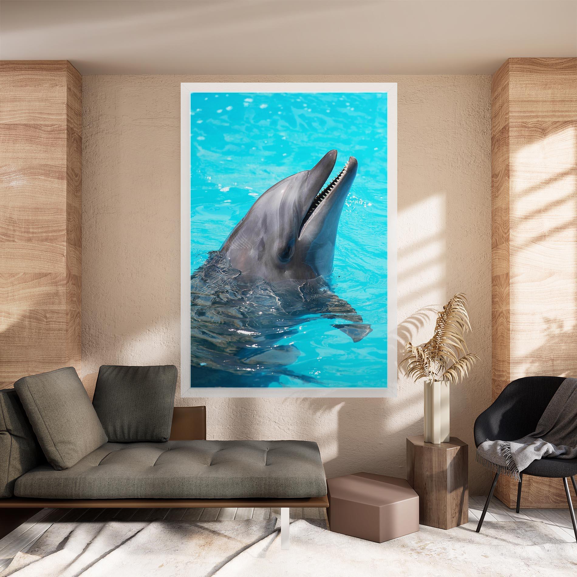 Vászonkép Trained Dolphin mockup 8