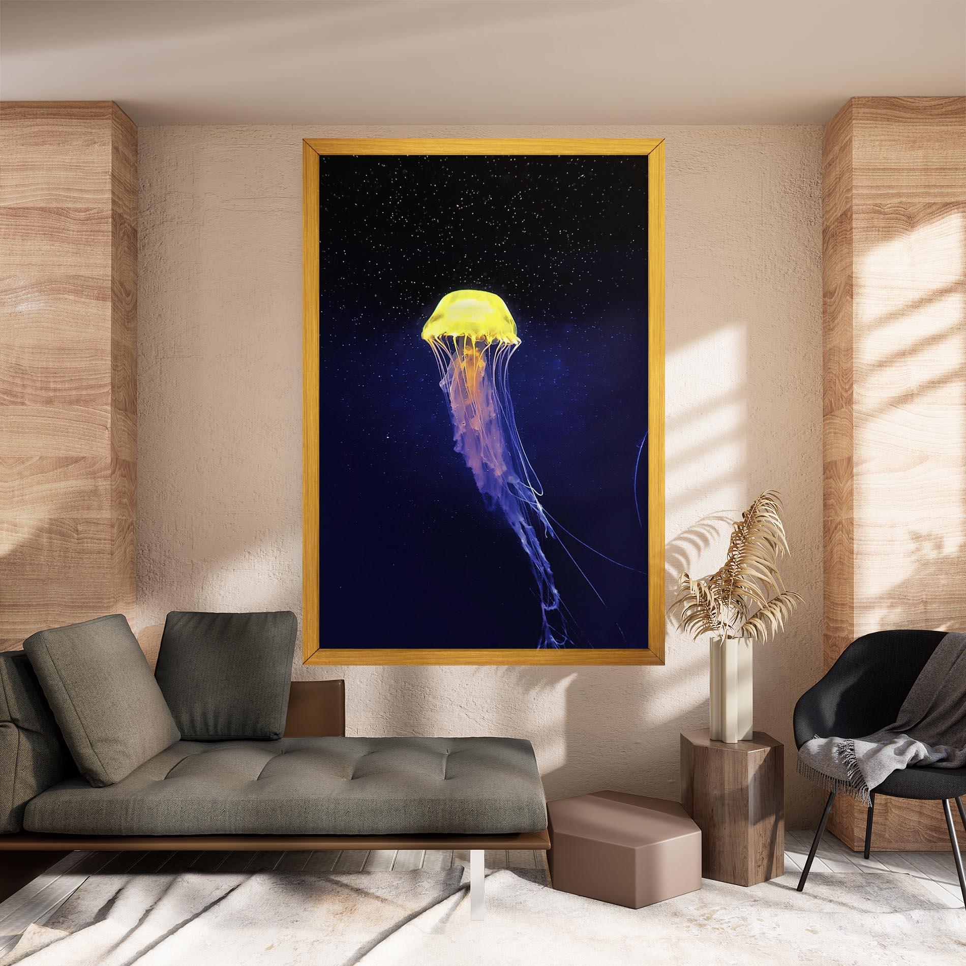 Vászonkép Purple Jellyfish mockup 8