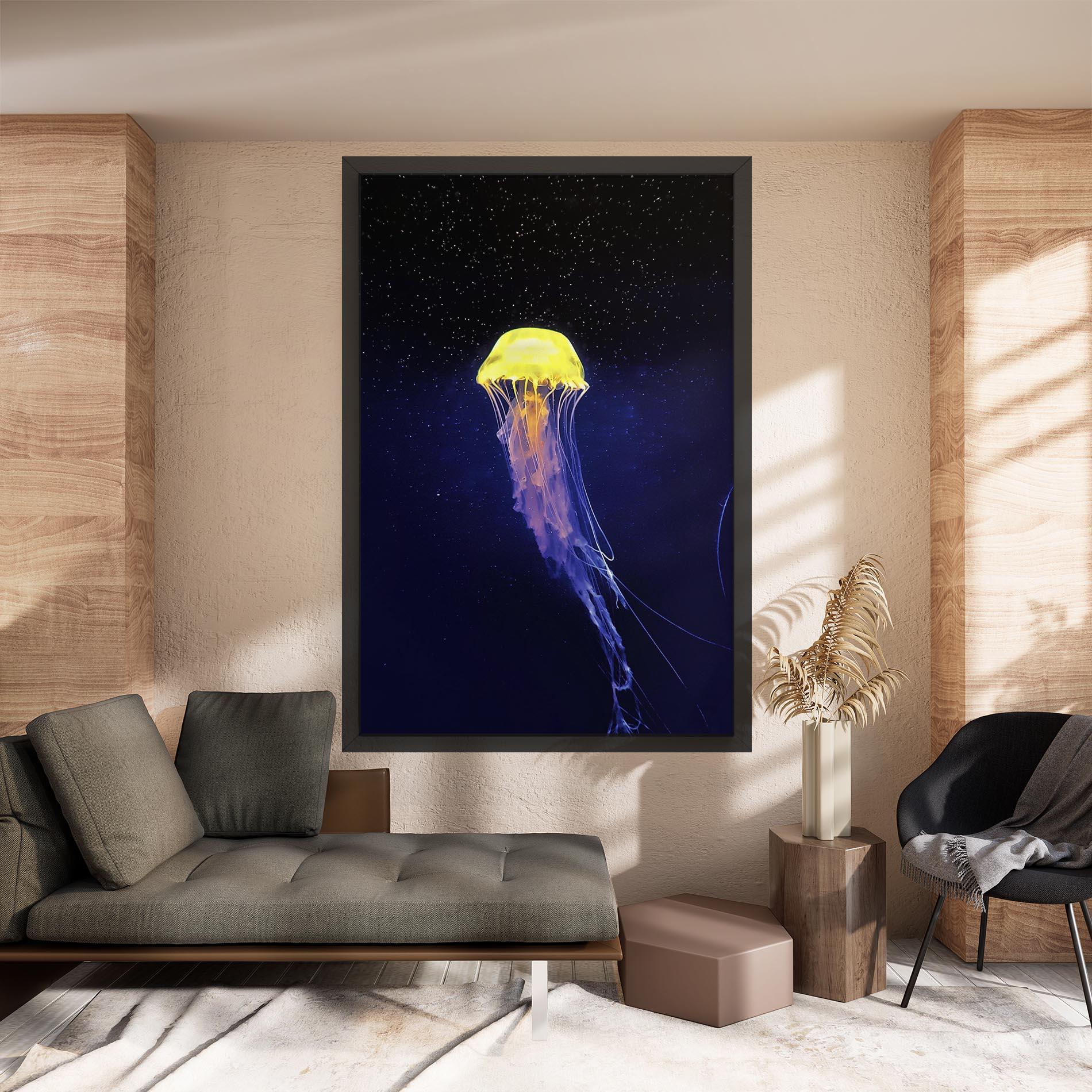 Vászonkép Purple Jellyfish mockup 8