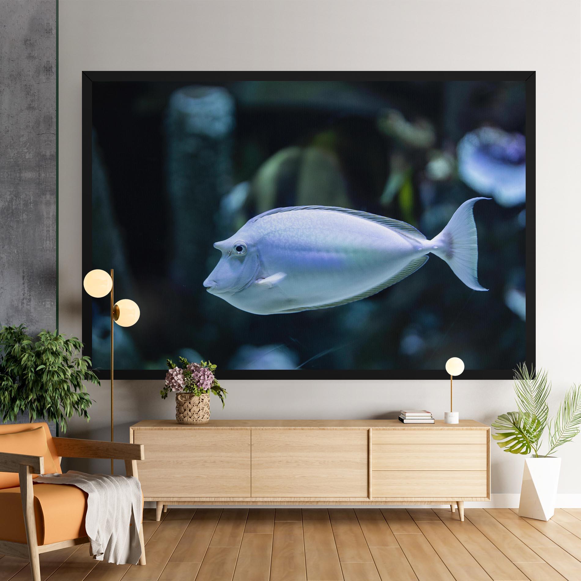 Vászonkép Funny Face Fish mockup 9