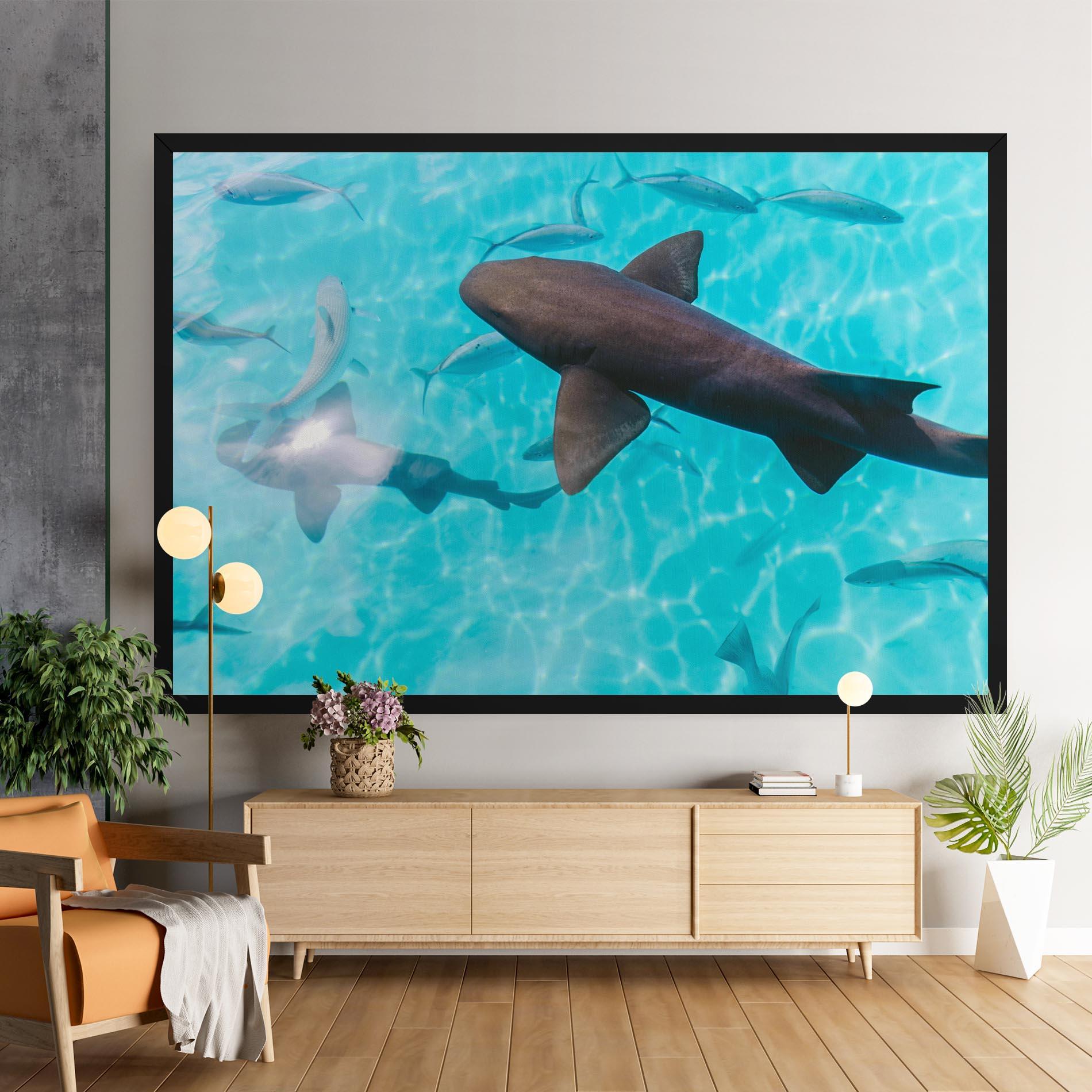Vászonkép Pretty Shark mockup 9