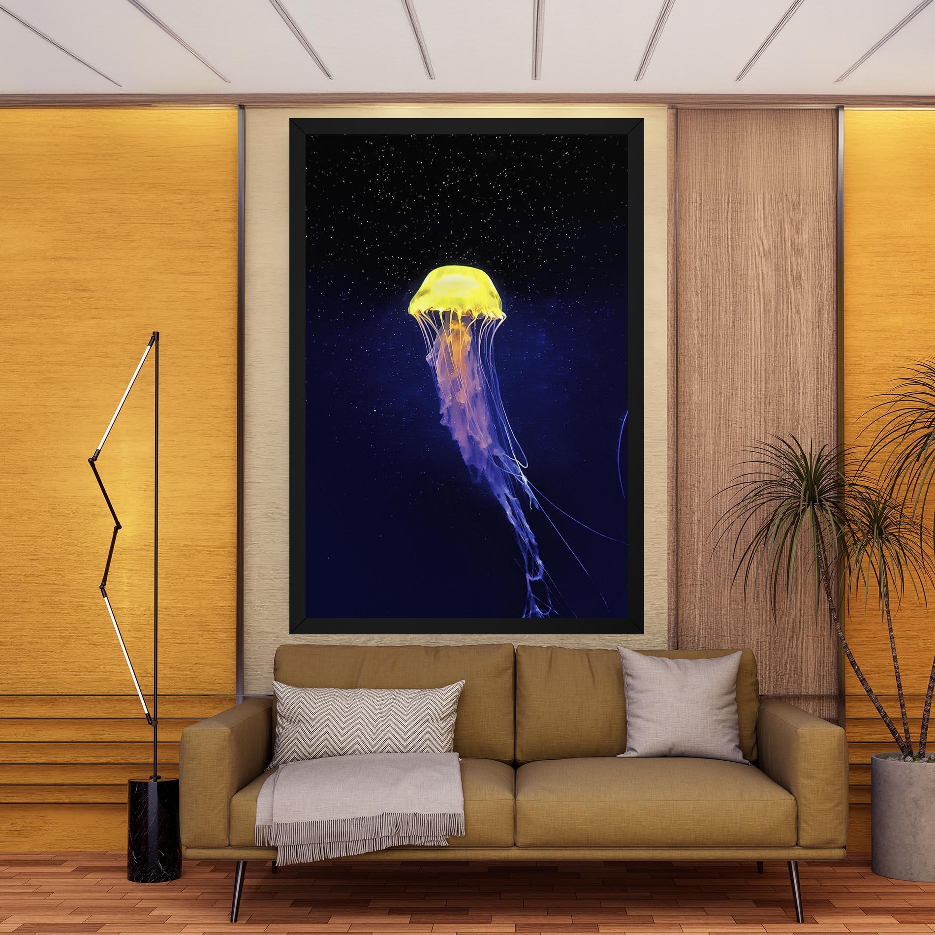 Vászonkép Purple Jellyfish mockup 9