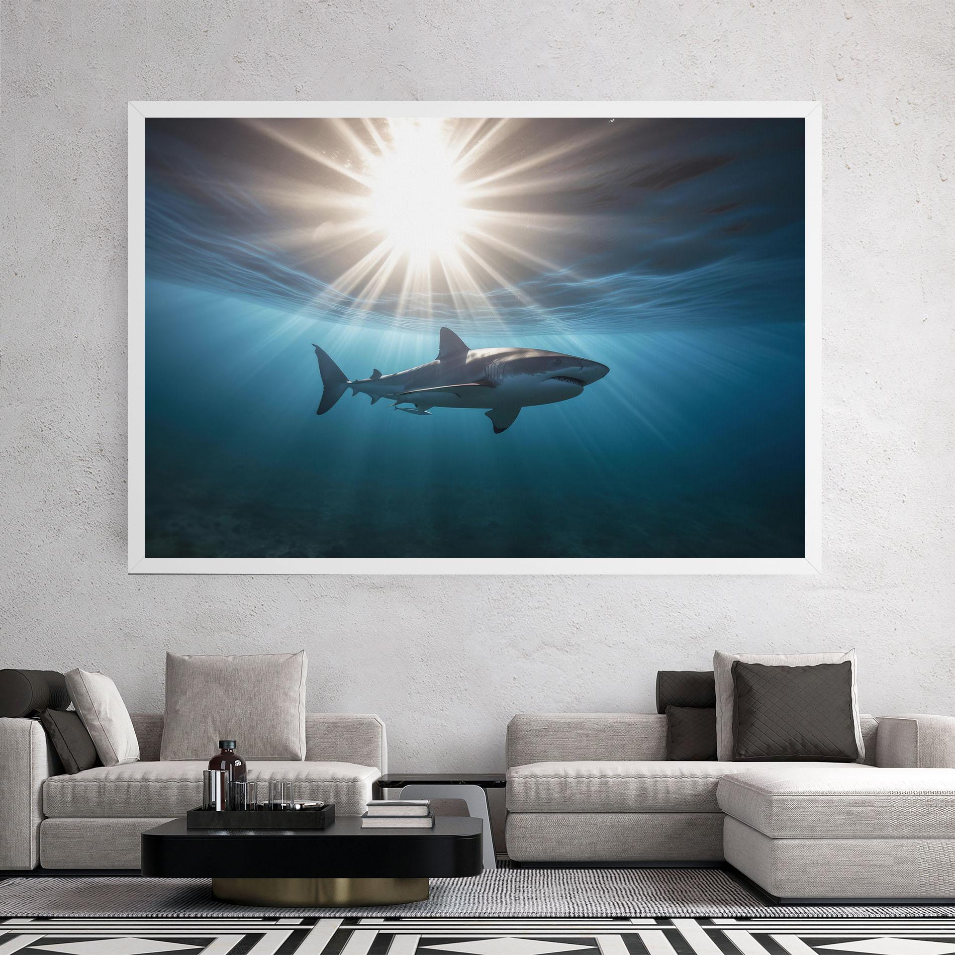 Vászonkép Big Shark mockup 2