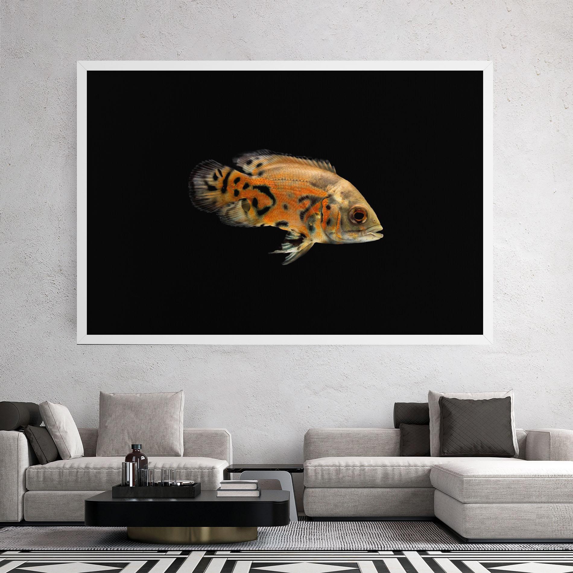 Vászonkép Cute Brown Fish mockup 2