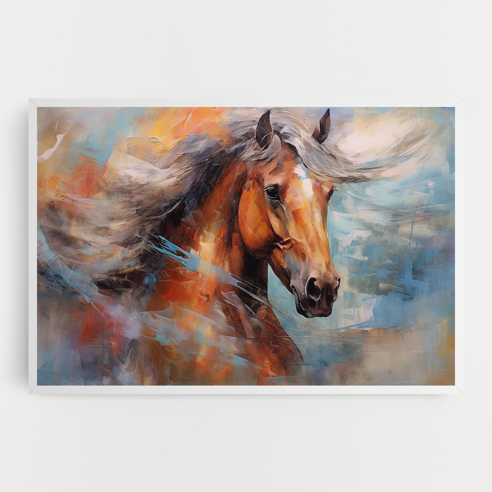 Beautiful Brown Horse mockup 0