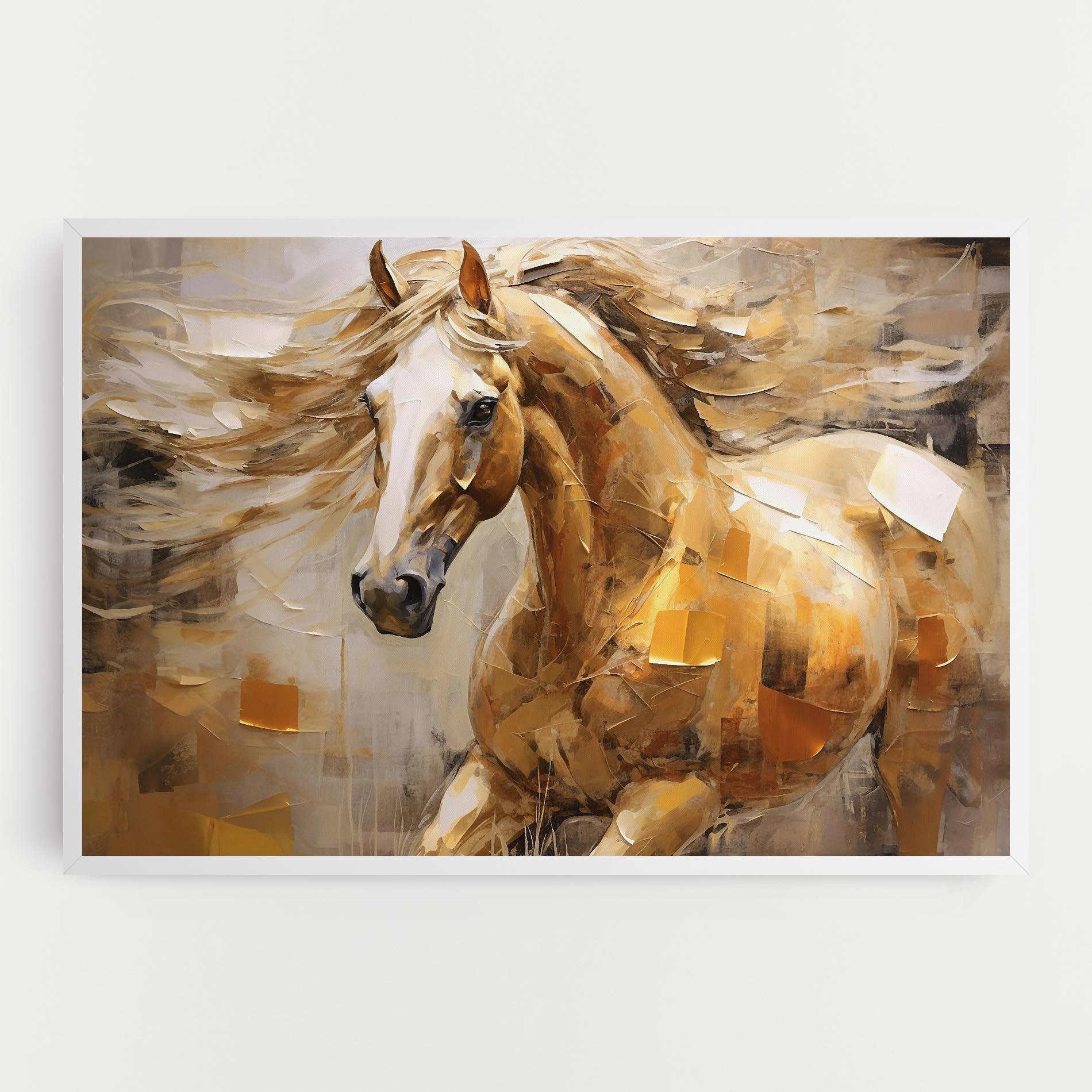 Vászonkép Light Brown Horse mockup 0