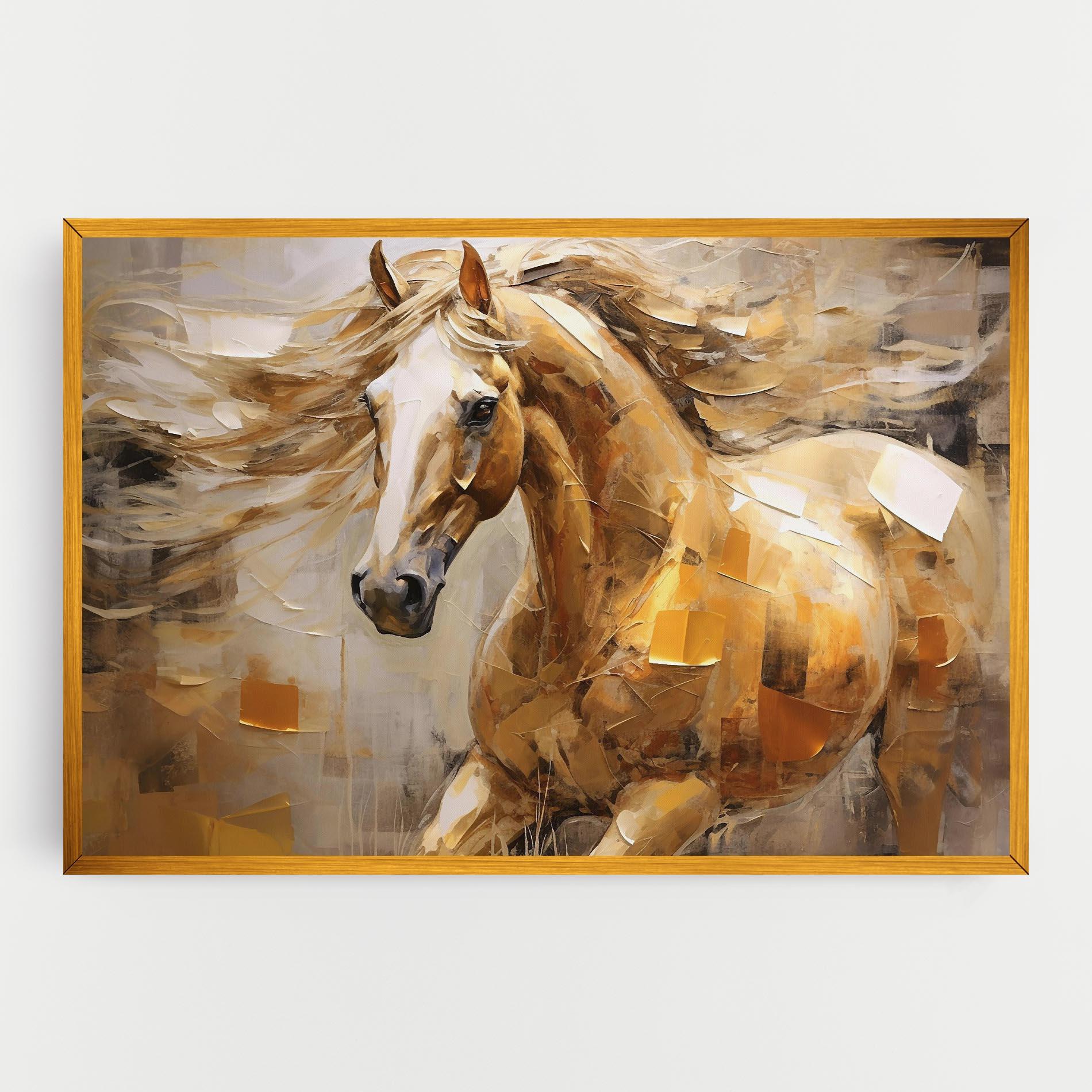 Vászonkép Light Brown Horse mockup 0