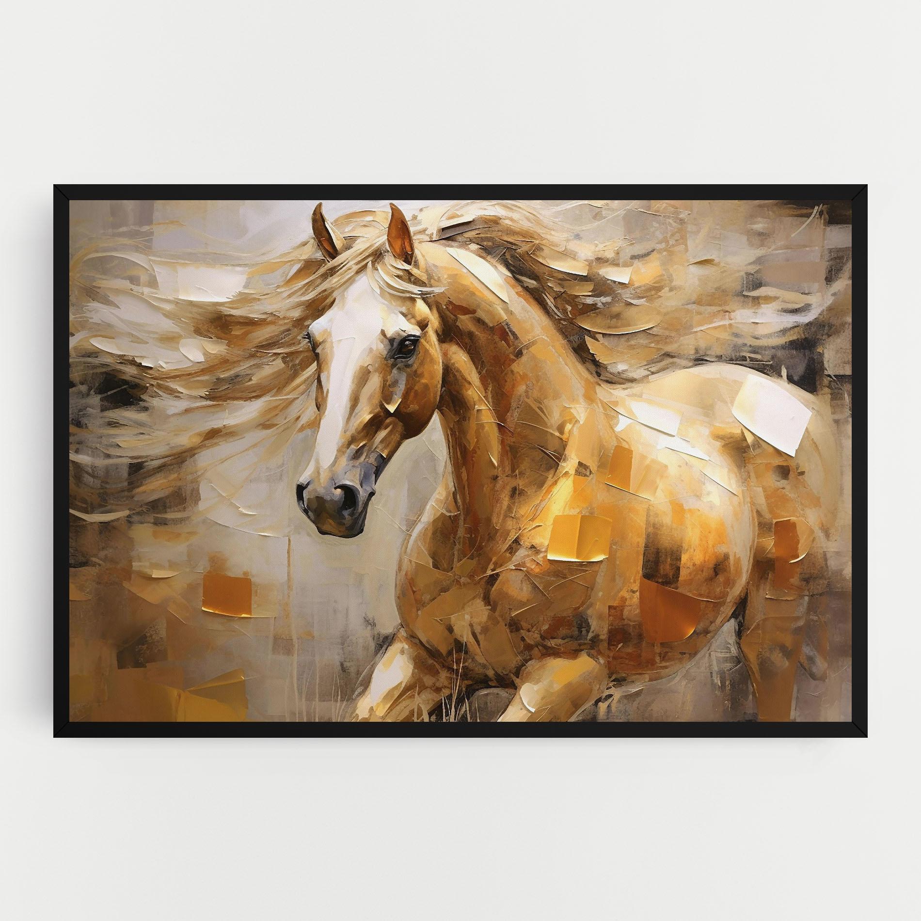 Vászonkép Light Brown Horse mockup 0