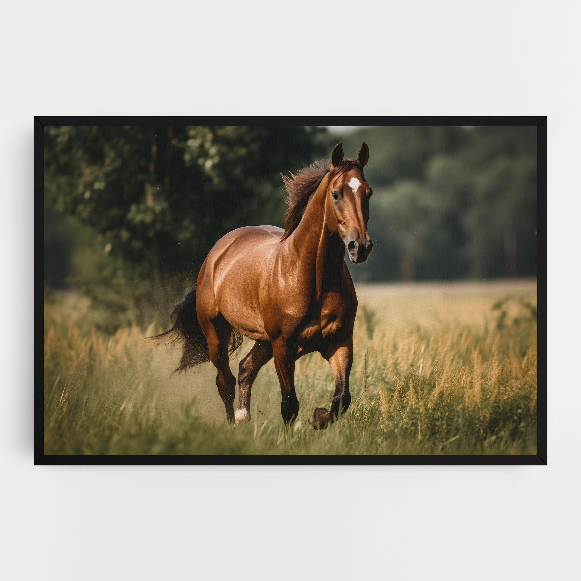 Vászonkép Wild Horse Running mockup 0