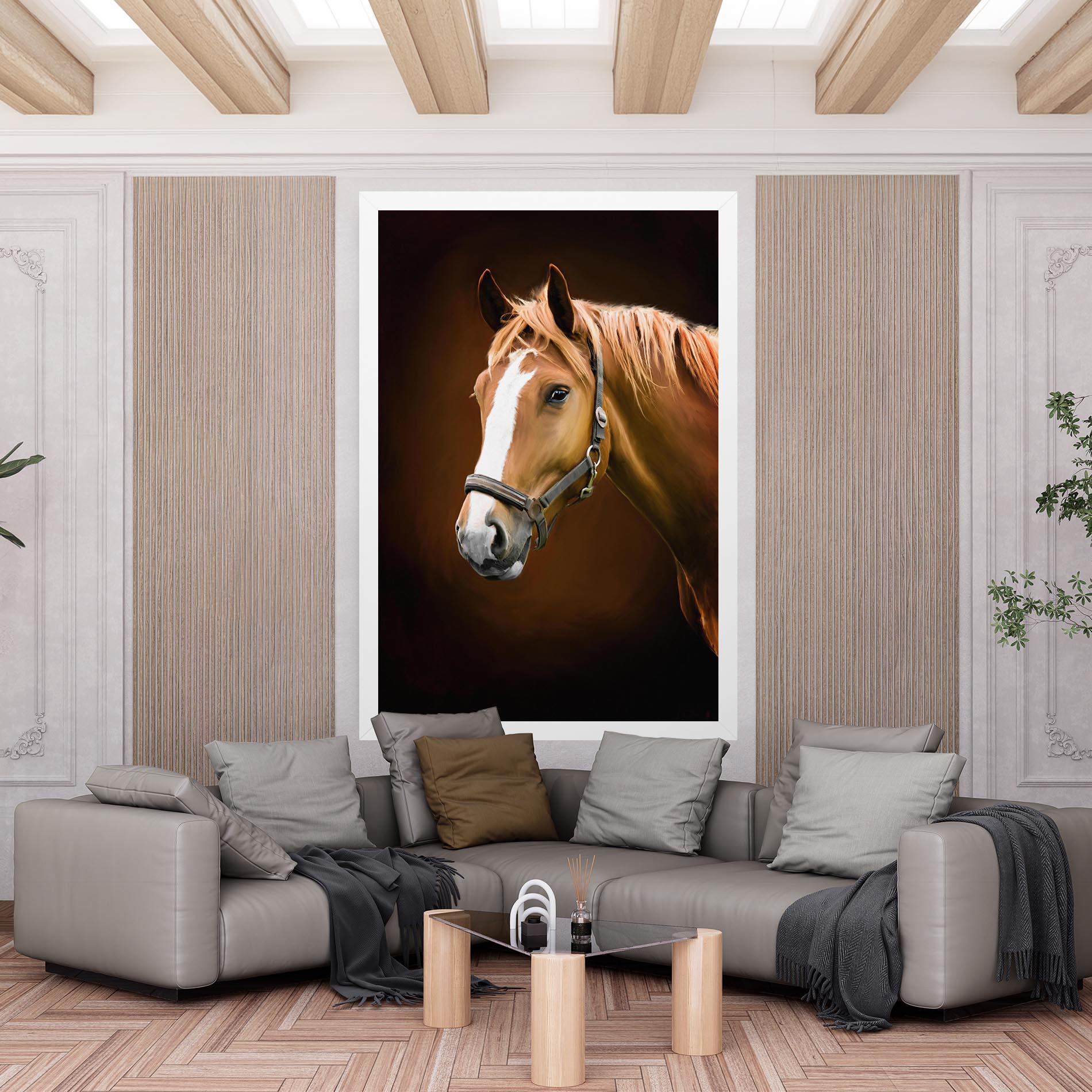 Vászonkép Digital Painted Horse mockup 6