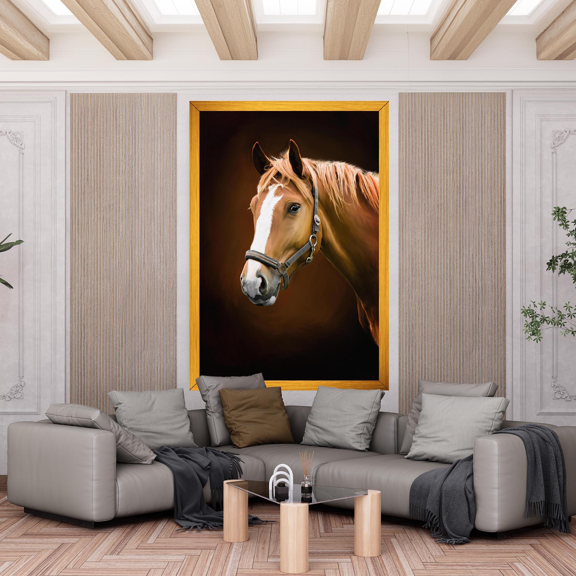 Vászonkép Digital Painted Horse mockup 6