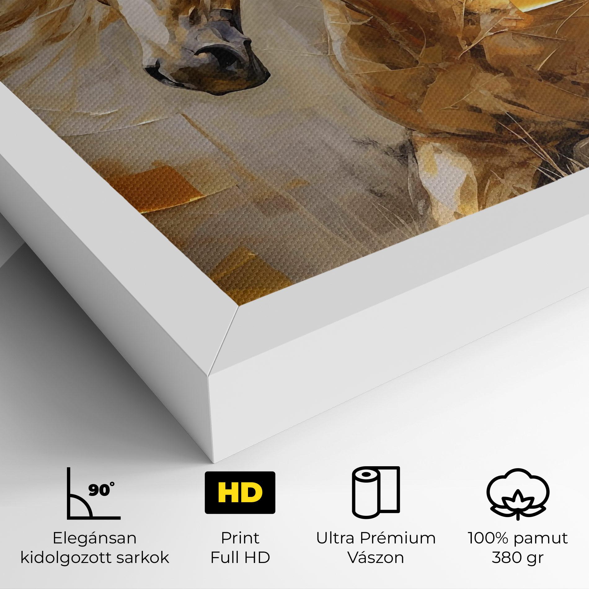 Vászonkép Light Brown Horse mockup 4