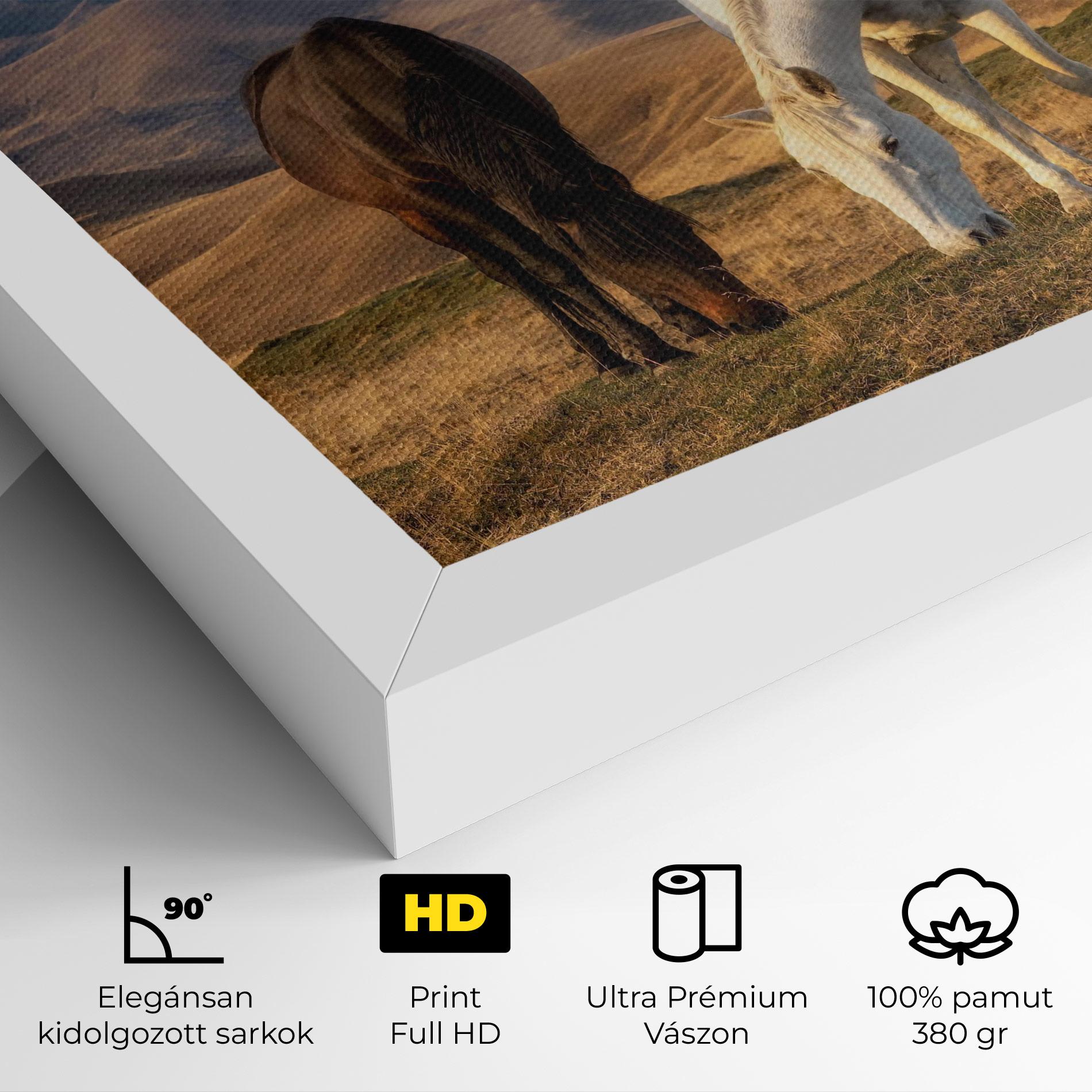 Vászonkép Mountain Horses mockup 4