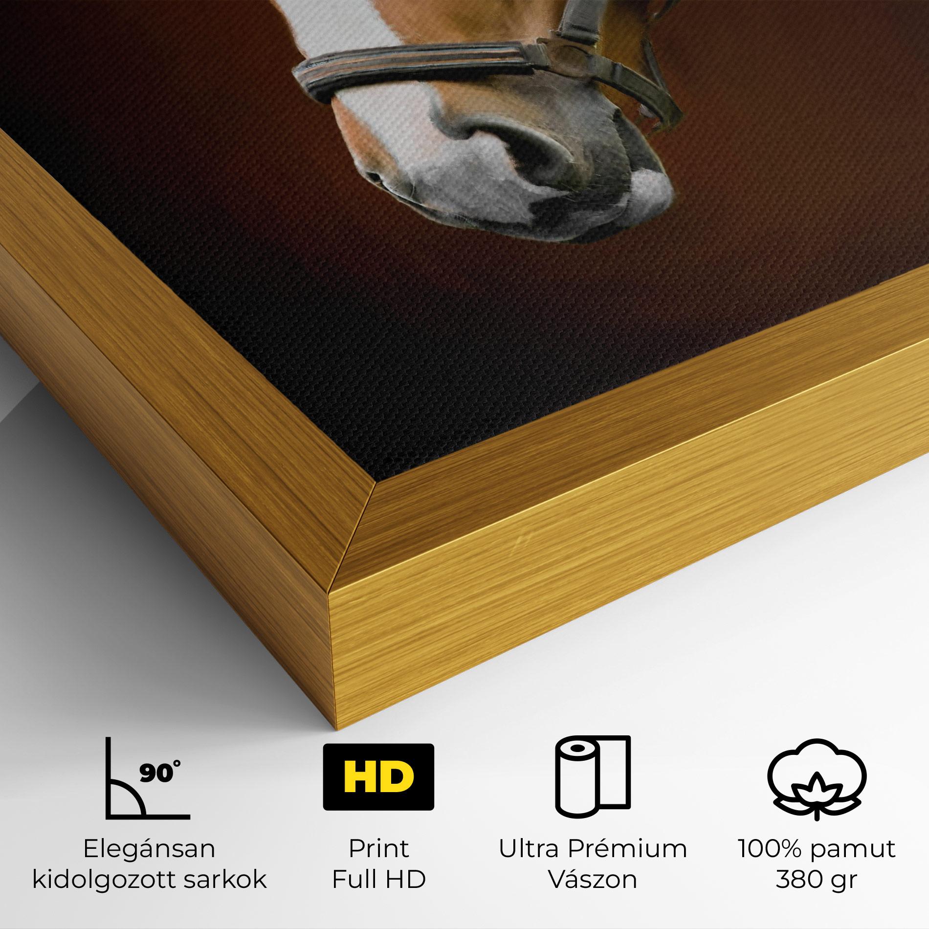 Vászonkép Digital Painted Horse mockup 4