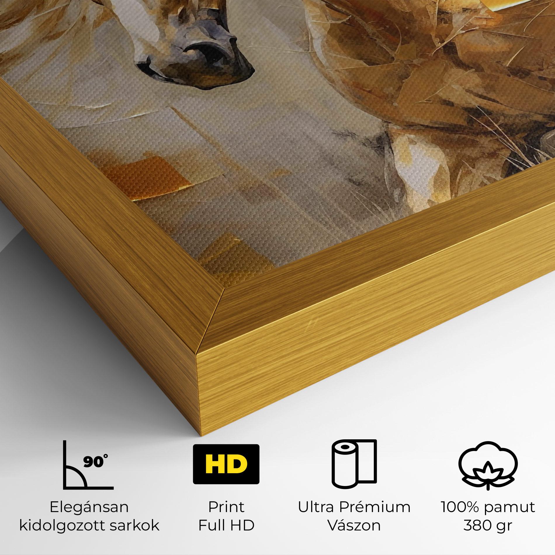 Vászonkép Light Brown Horse mockup 4