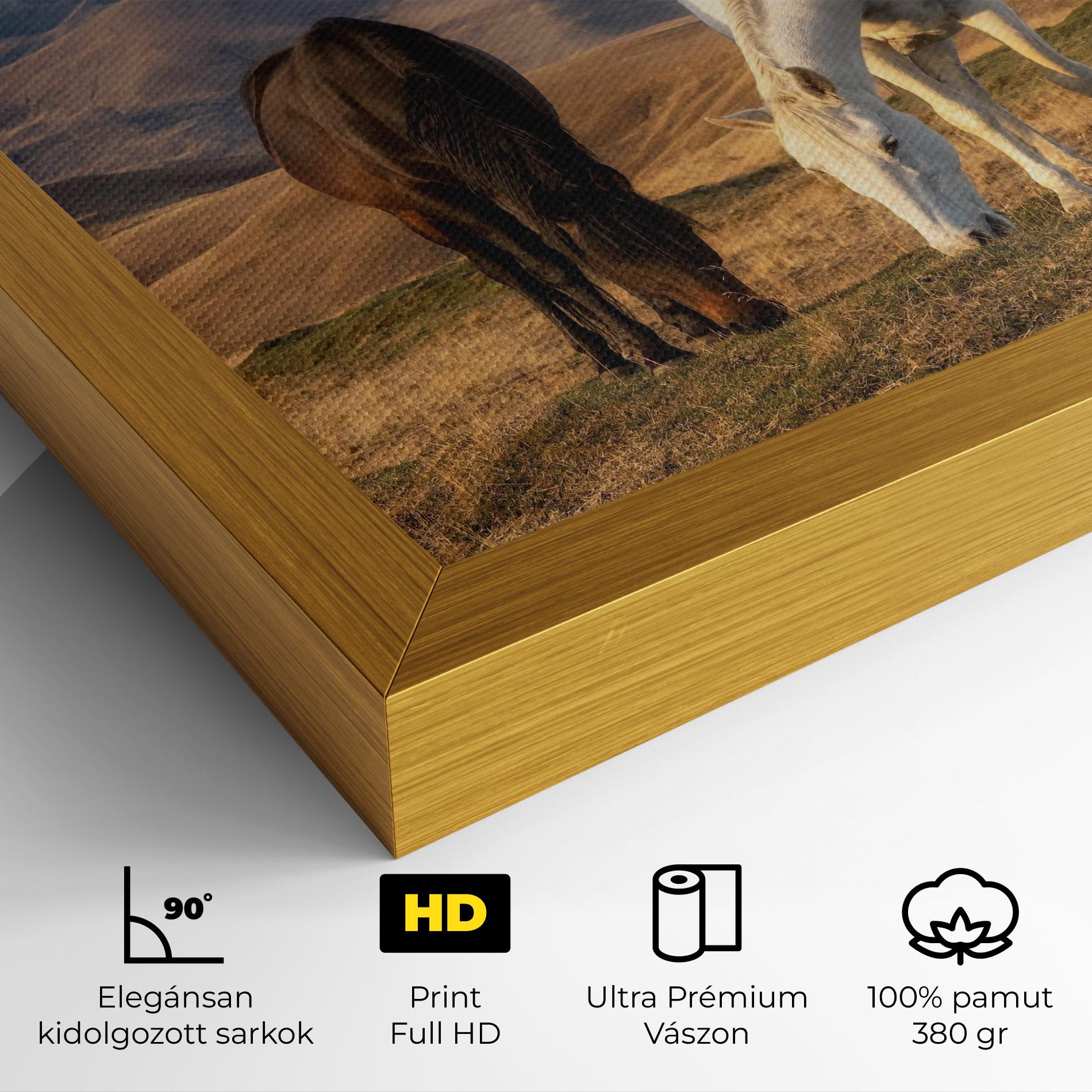 Vászonkép Mountain Horses mockup 4
