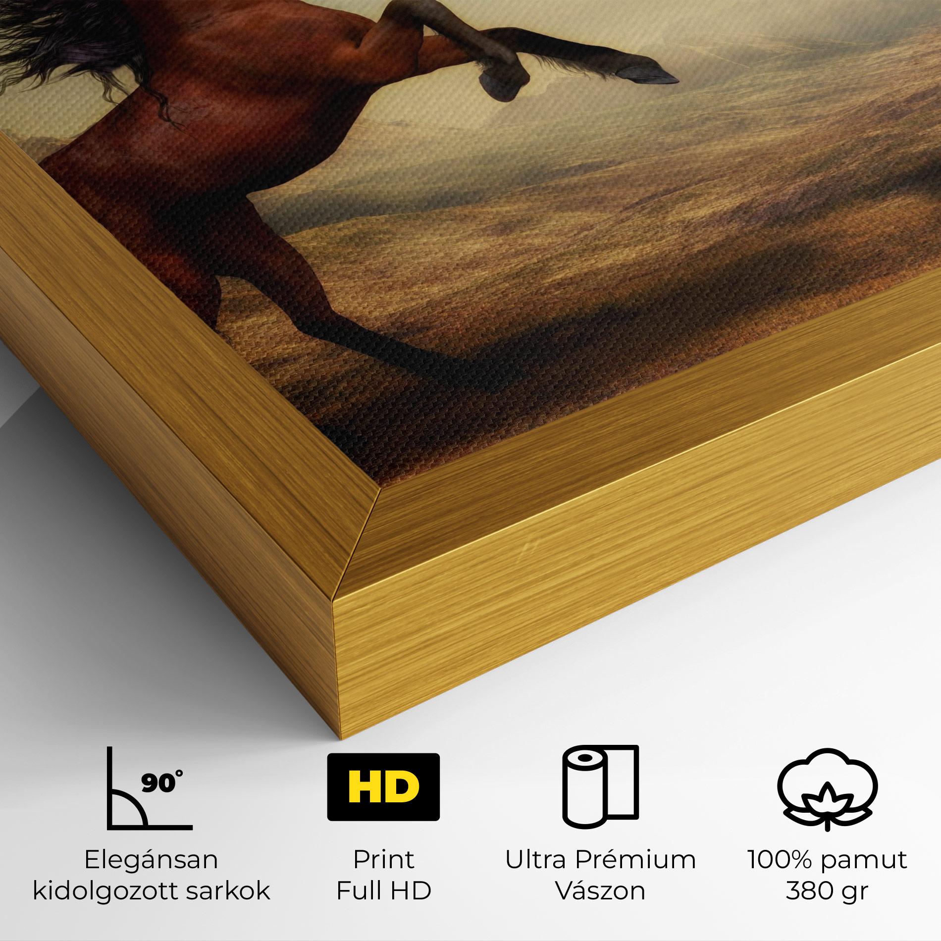 Vászonkép Two Horses mockup 4