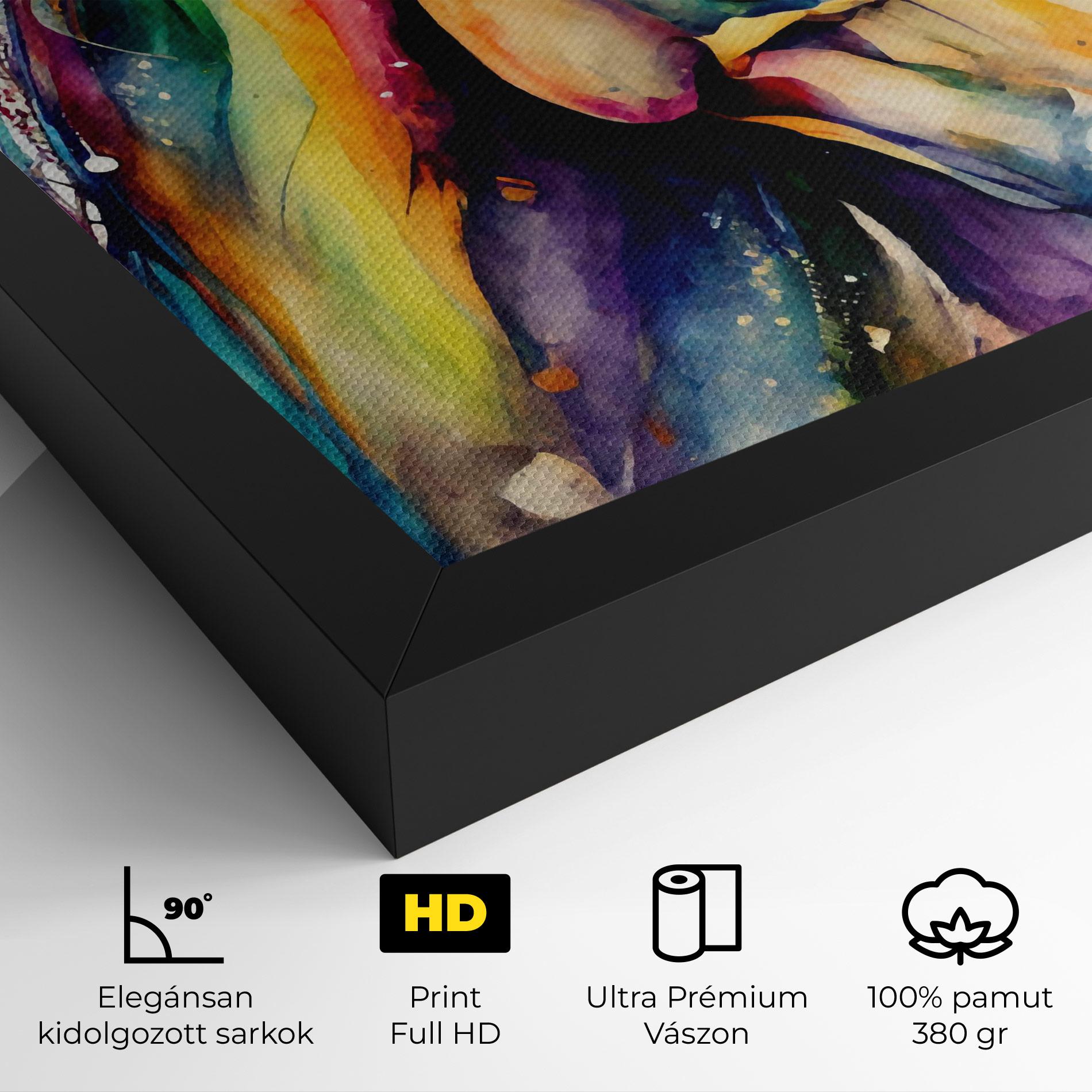 Vászonkép Colorful Horse mockup 4