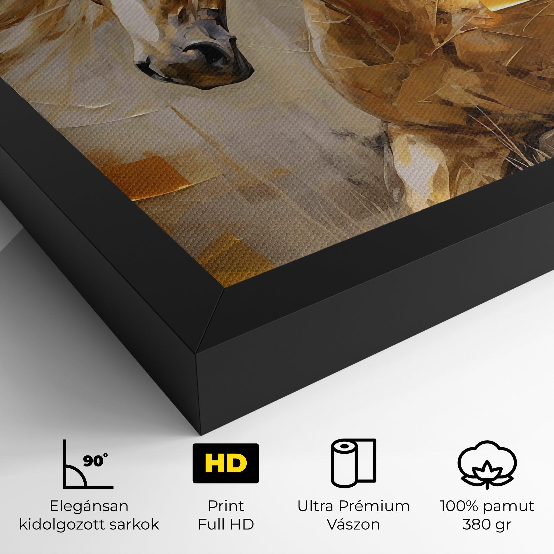 Vászonkép Light Brown Horse mockup 4