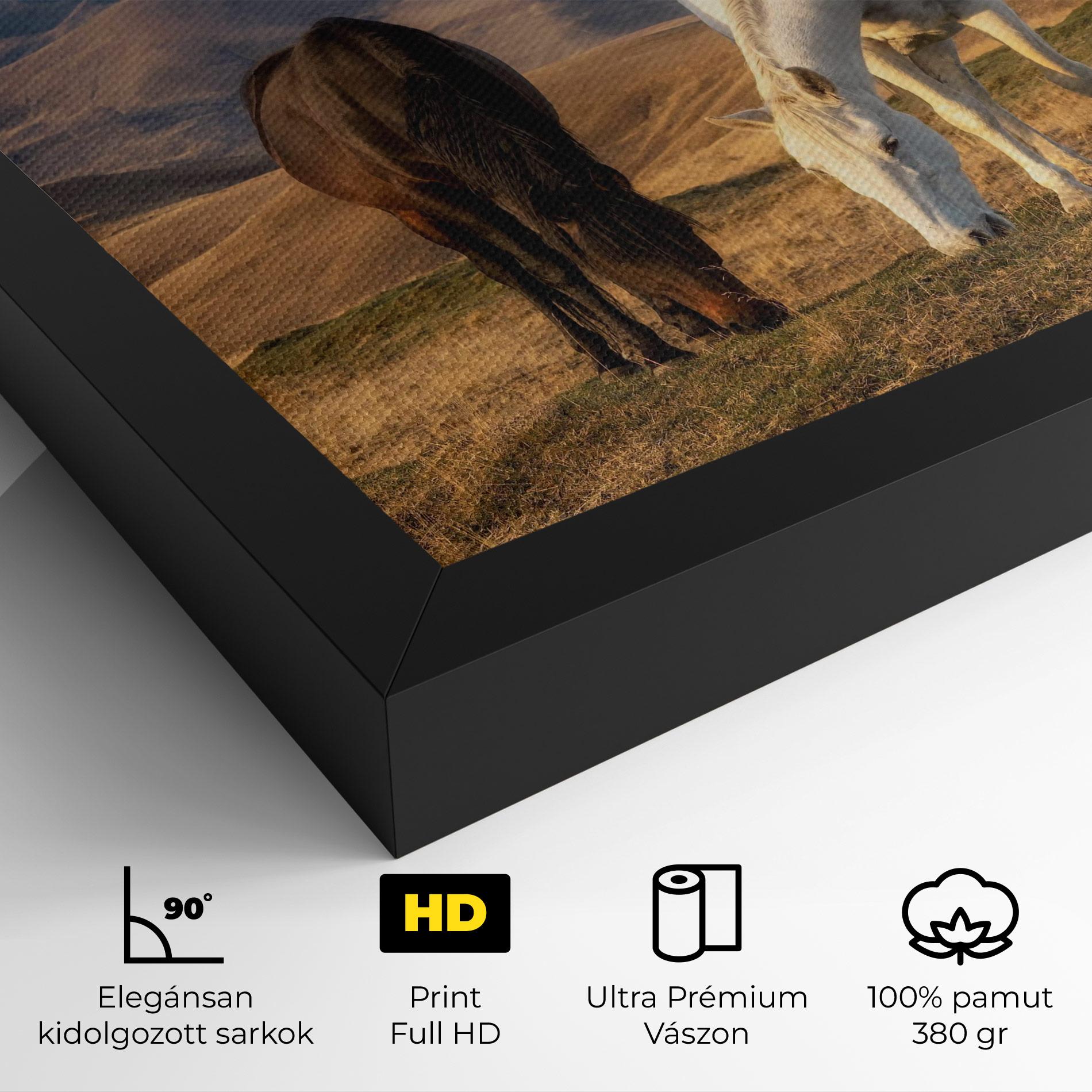 Vászonkép Mountain Horses mockup 4