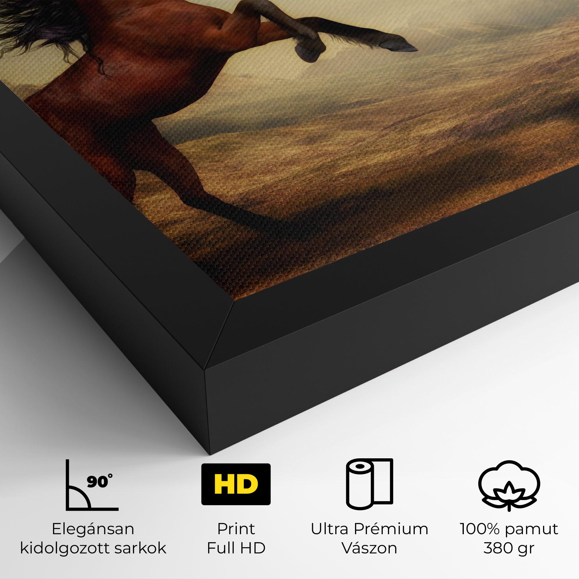 Vászonkép Two Horses mockup 4