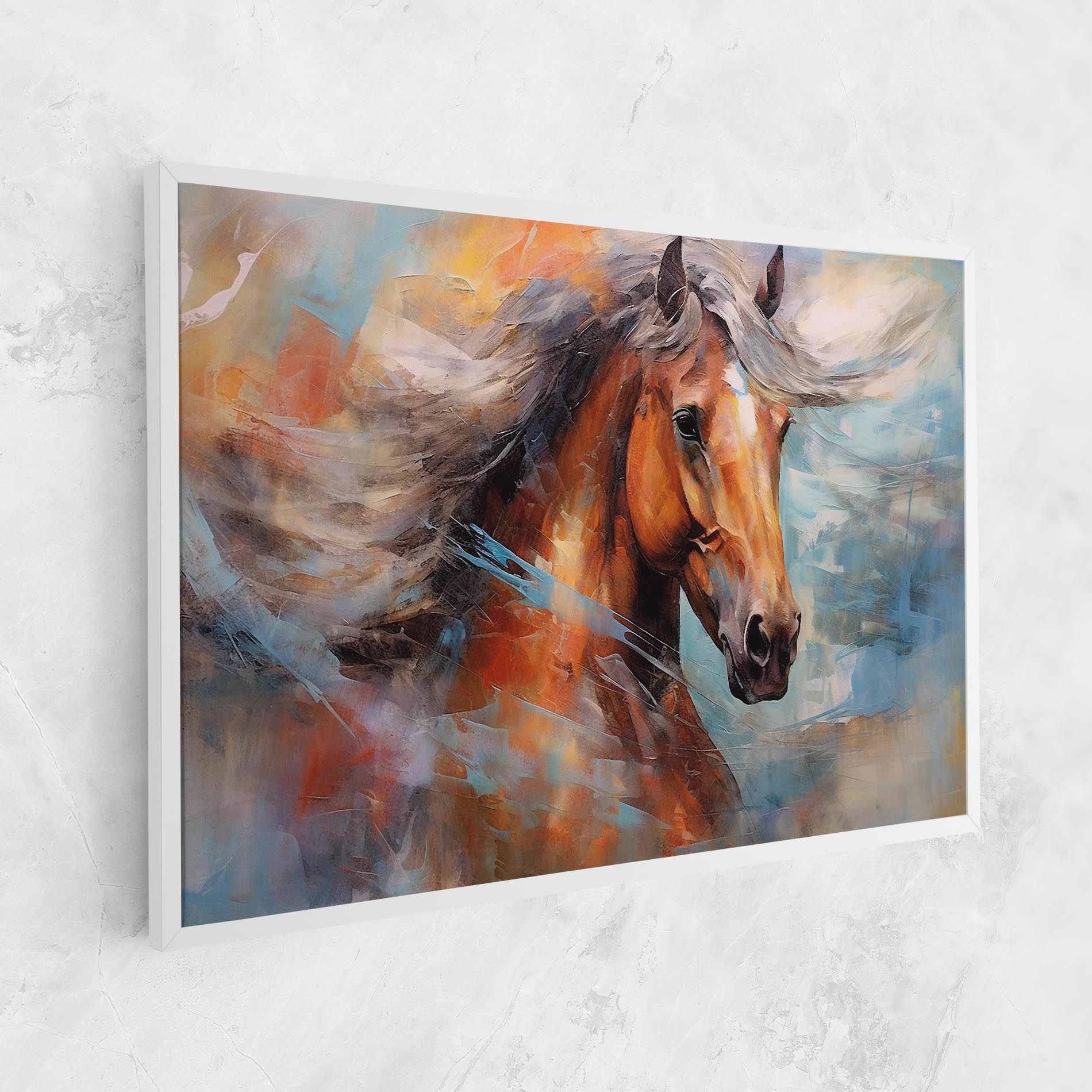 Beautiful Brown Horse mockup 1