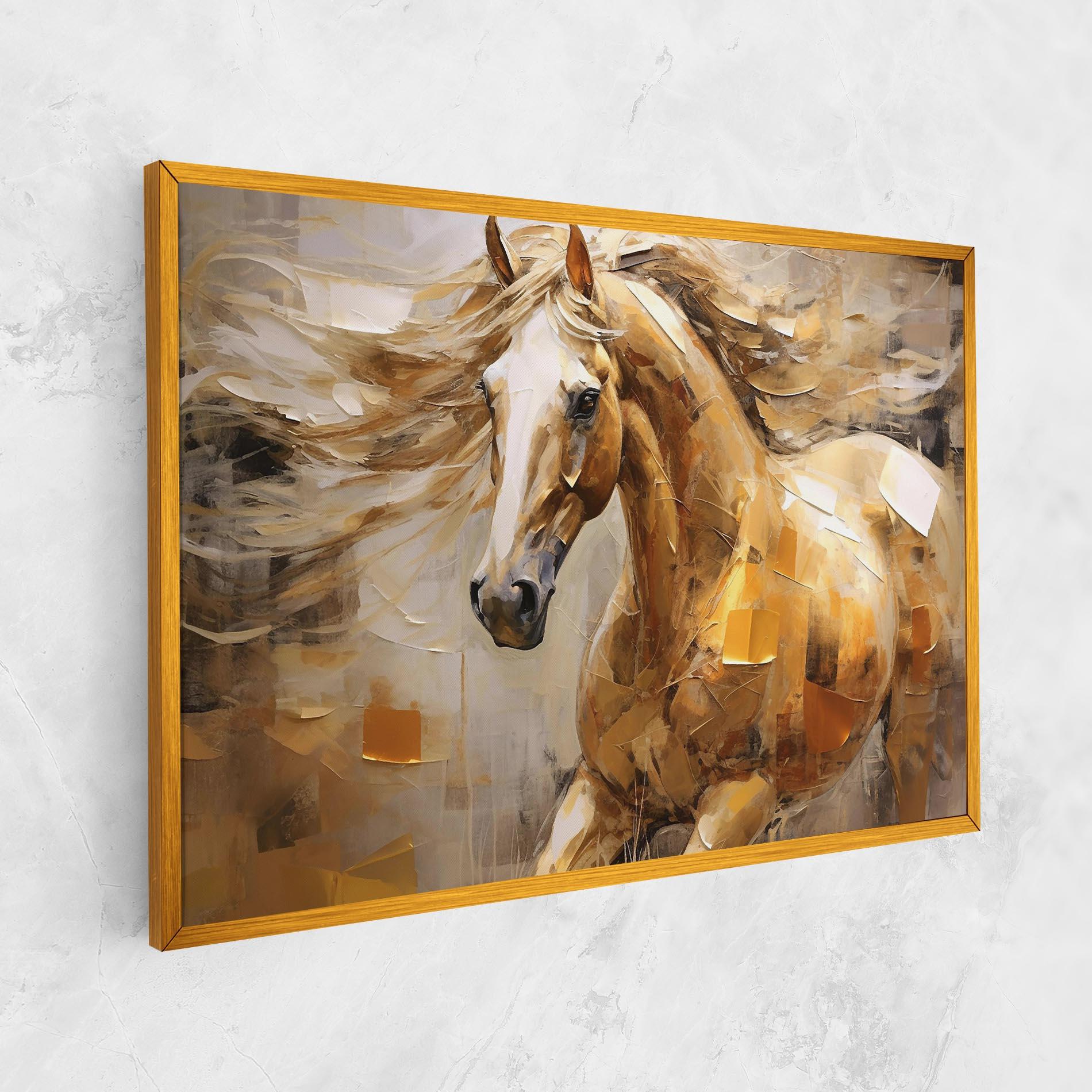 Vászonkép Light Brown Horse mockup 1